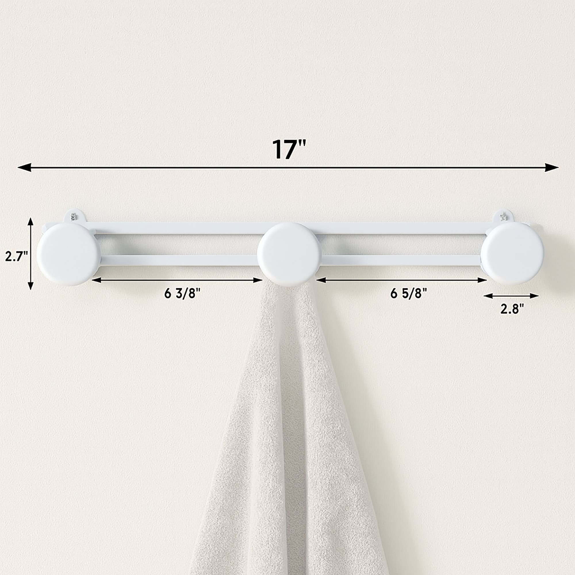 evideco-big-balls-pat-re-de-porte-3-crochets-blanc image 3