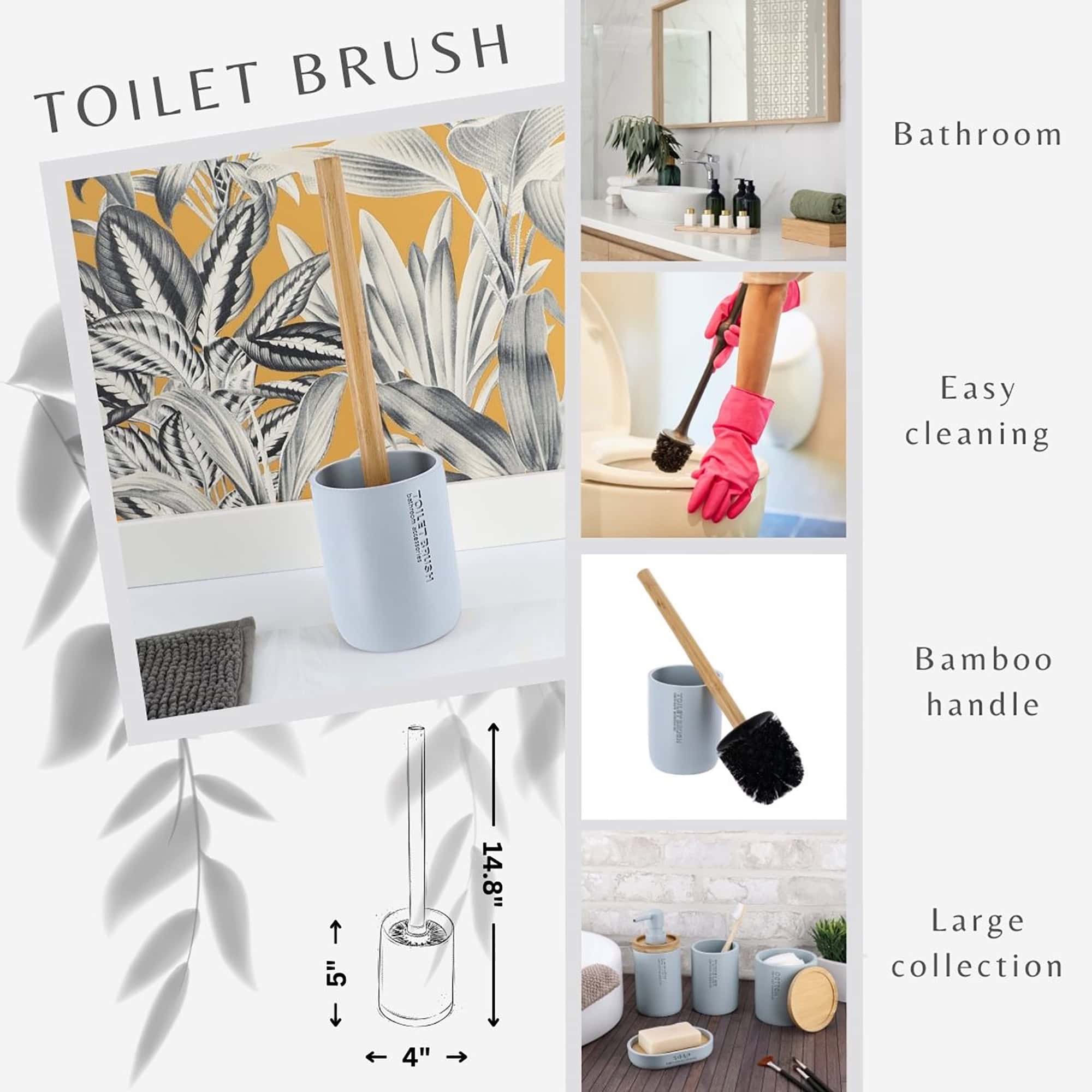 evideco-brosse-wc-bleu-clair-bambou-avec-support-polyresine image 4
