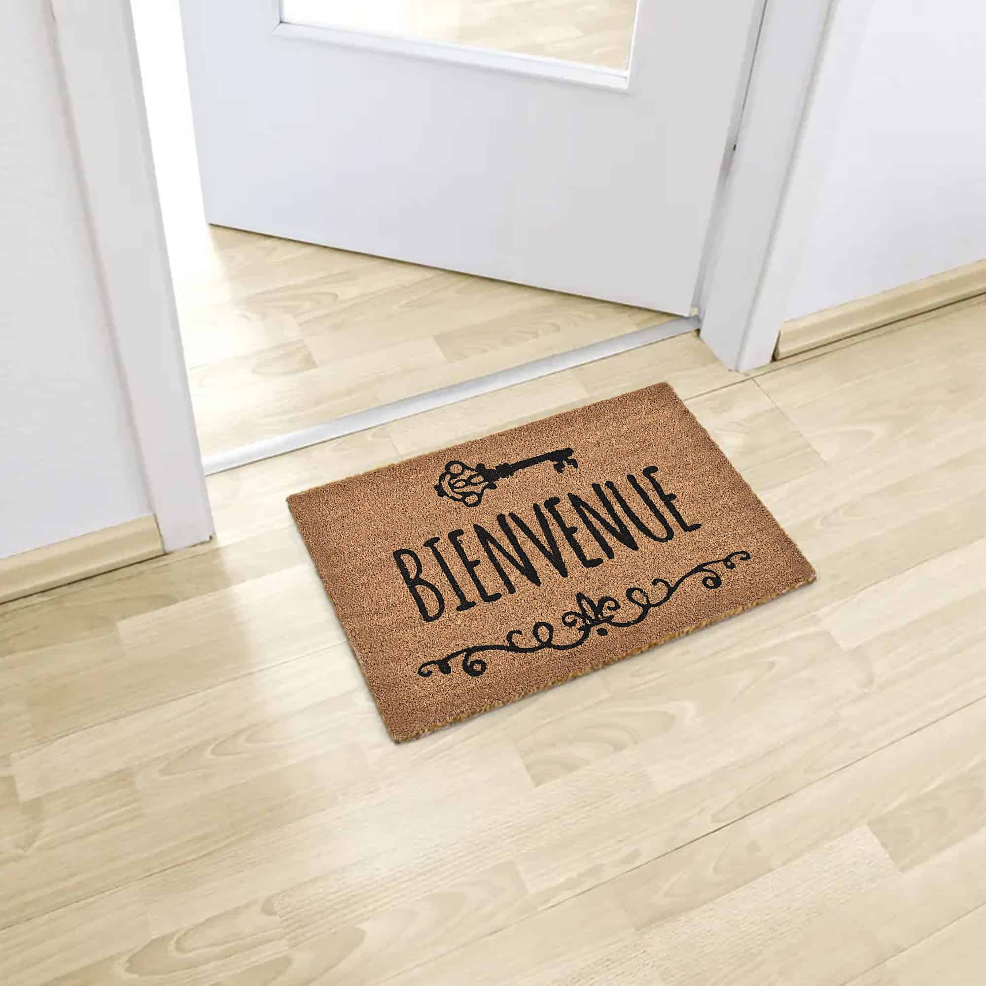 evideco-paillasson-bienvenue-fibre-coco-naturel-61x41-cm image 5