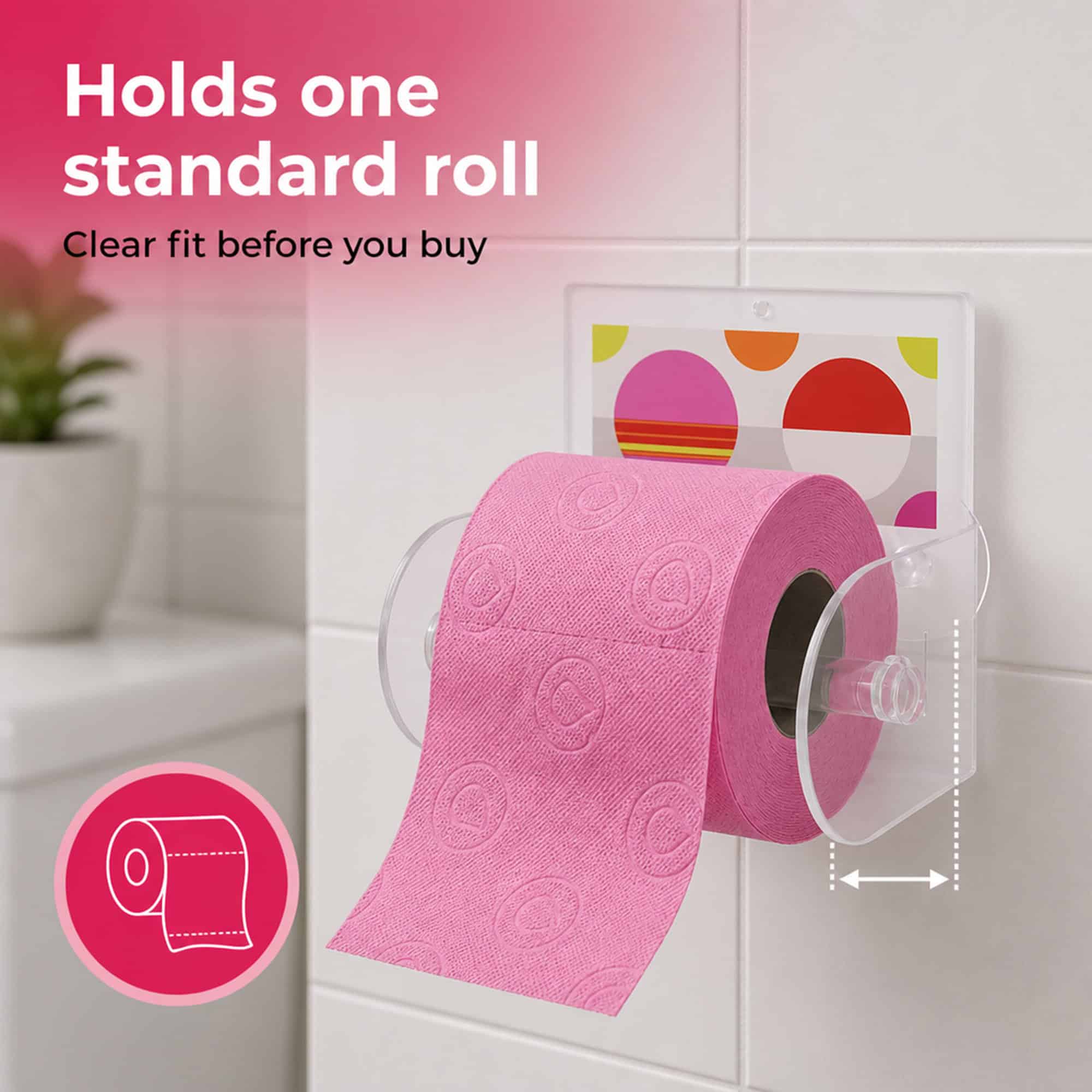 evideco-eclats-porte-papier-toilette-ventouse-multicolore image 8