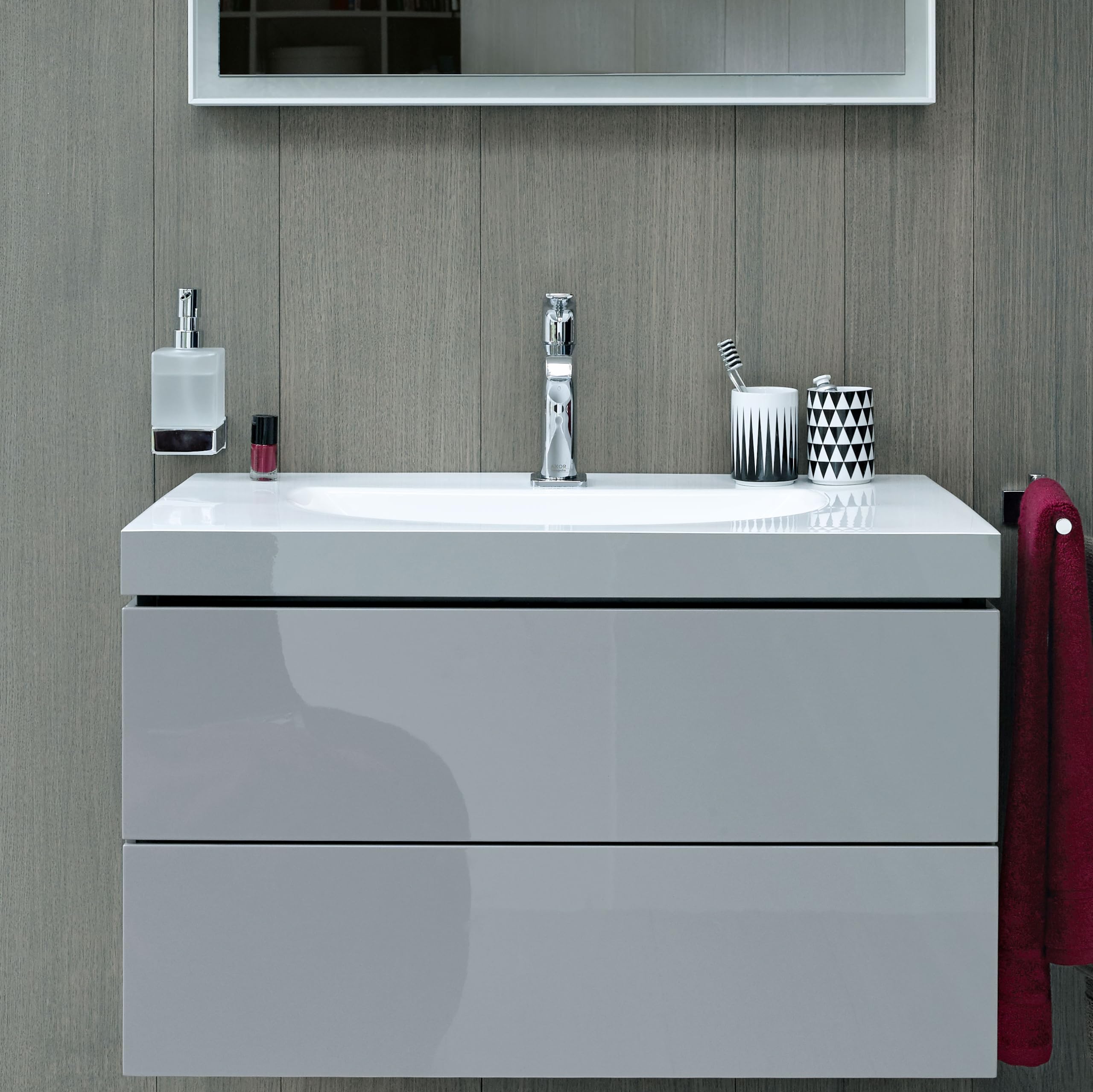 duravit-karree-0099541000-distributeur-savon-mural image 4