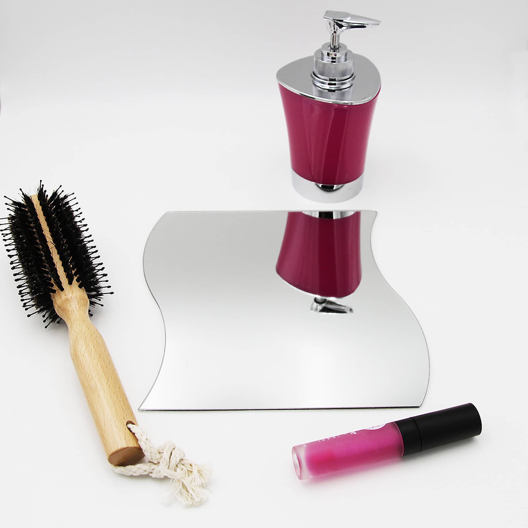 evideco-bathroom-accessories-miroir-adh-sif-vague-lot-de-4 image 6