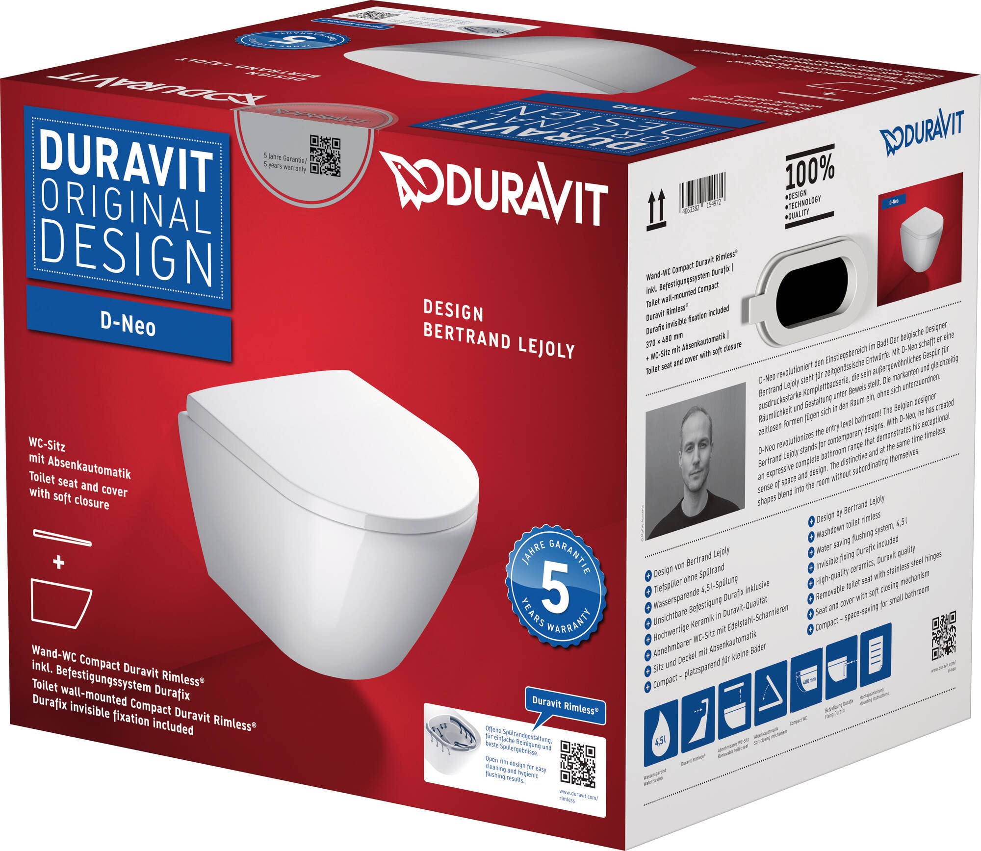 duravit-d-neo-wc-suspendu-compact-blanc-sans-bride-abattant image 6