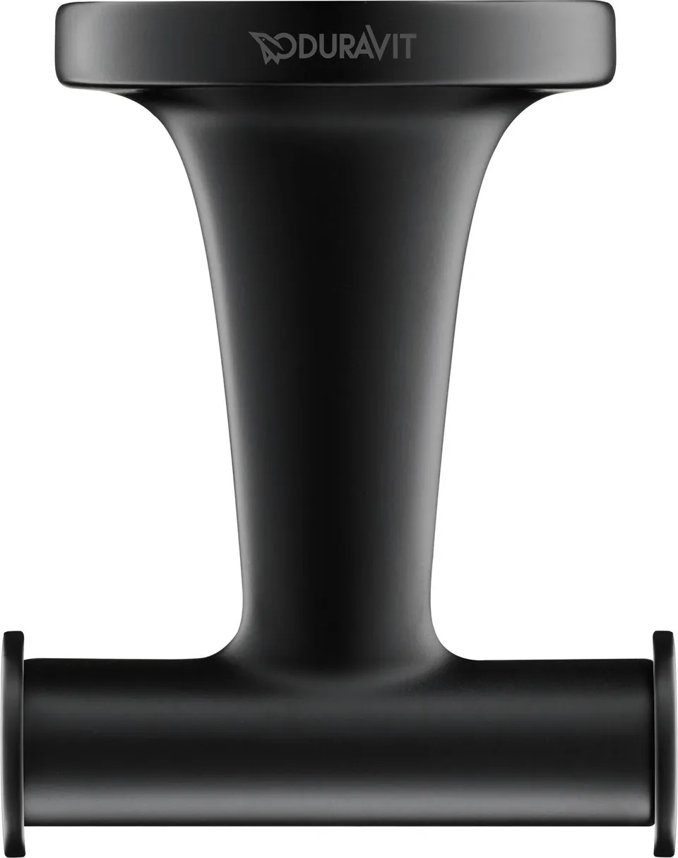 duravit-starck-t-crochet-double-noir-mat-0099304600 image 1