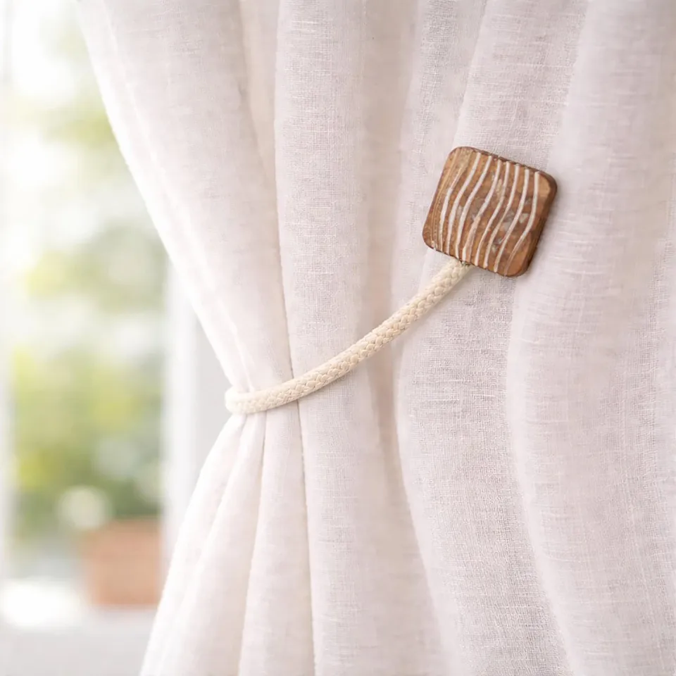 evideco-home-accessories-embrasse-rideau-corde-bois-naturel-43cm image 1