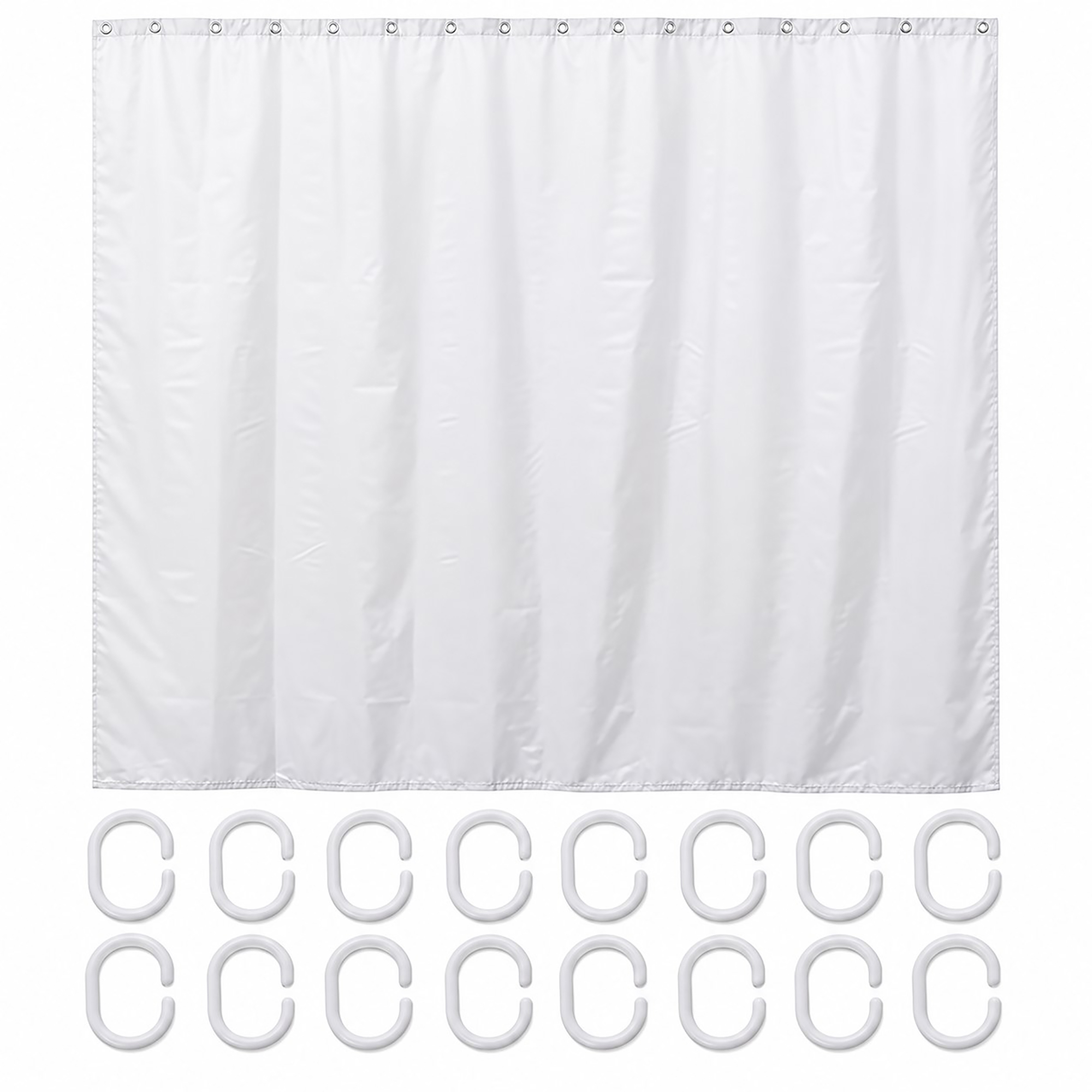 evideco-shower-accessories-rideau-douche-blanc-extra-large-240x200 image 8