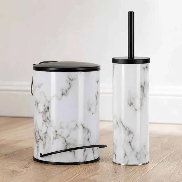 evideco-carrara-noir-ensemble-salle-de-bain-marbre-2-pi-ces image 1