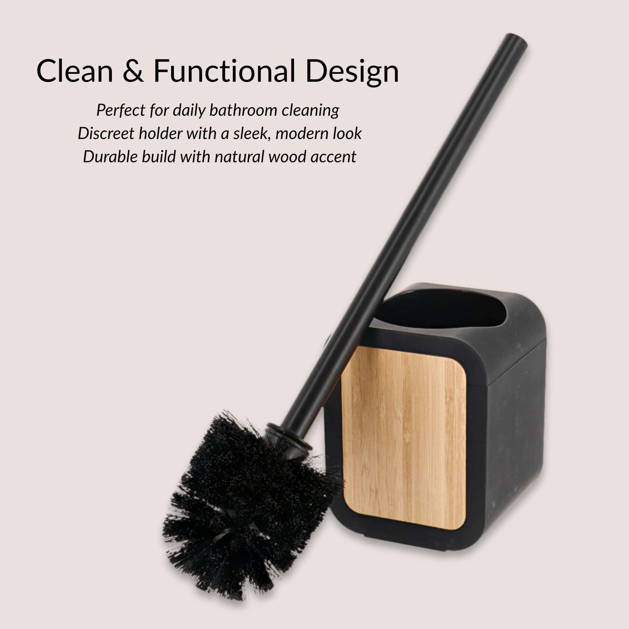 evideco-brosse-wc-noir-avec-support-caoutchouc-et-bambou image 7