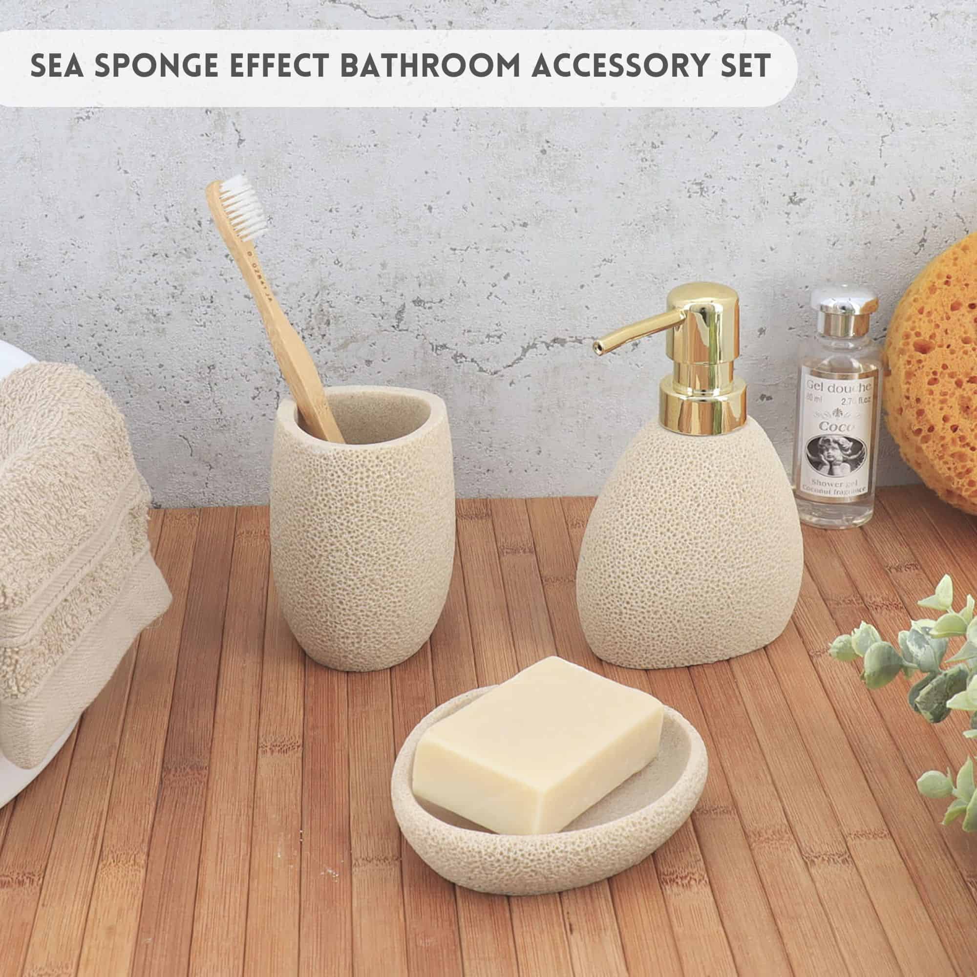 evideco-bathroom-accessories-set-3-pi-ces-ponge-de-mer image 2