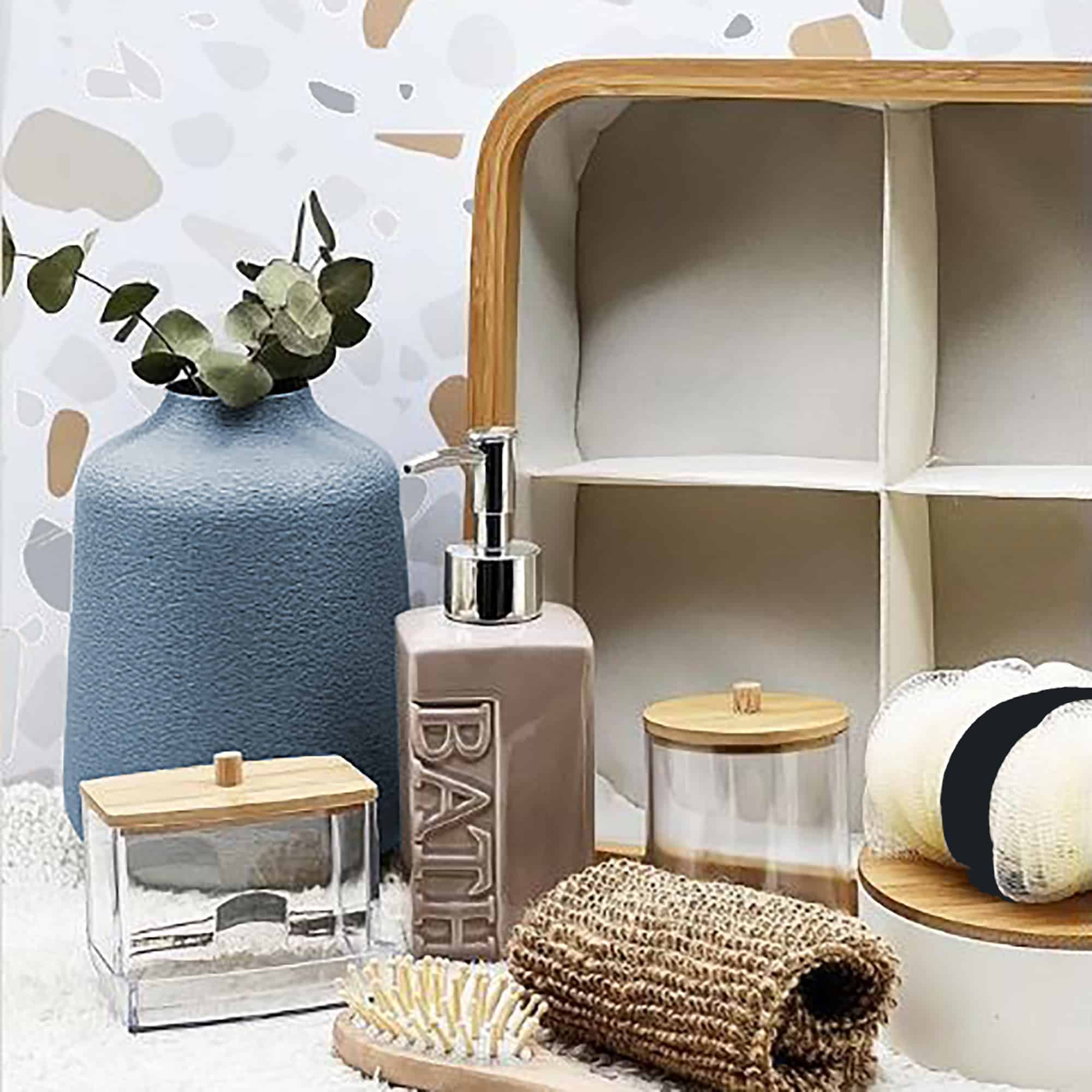 evideco-panier-rangement-cru-bambou-pliable-4-cases image 6