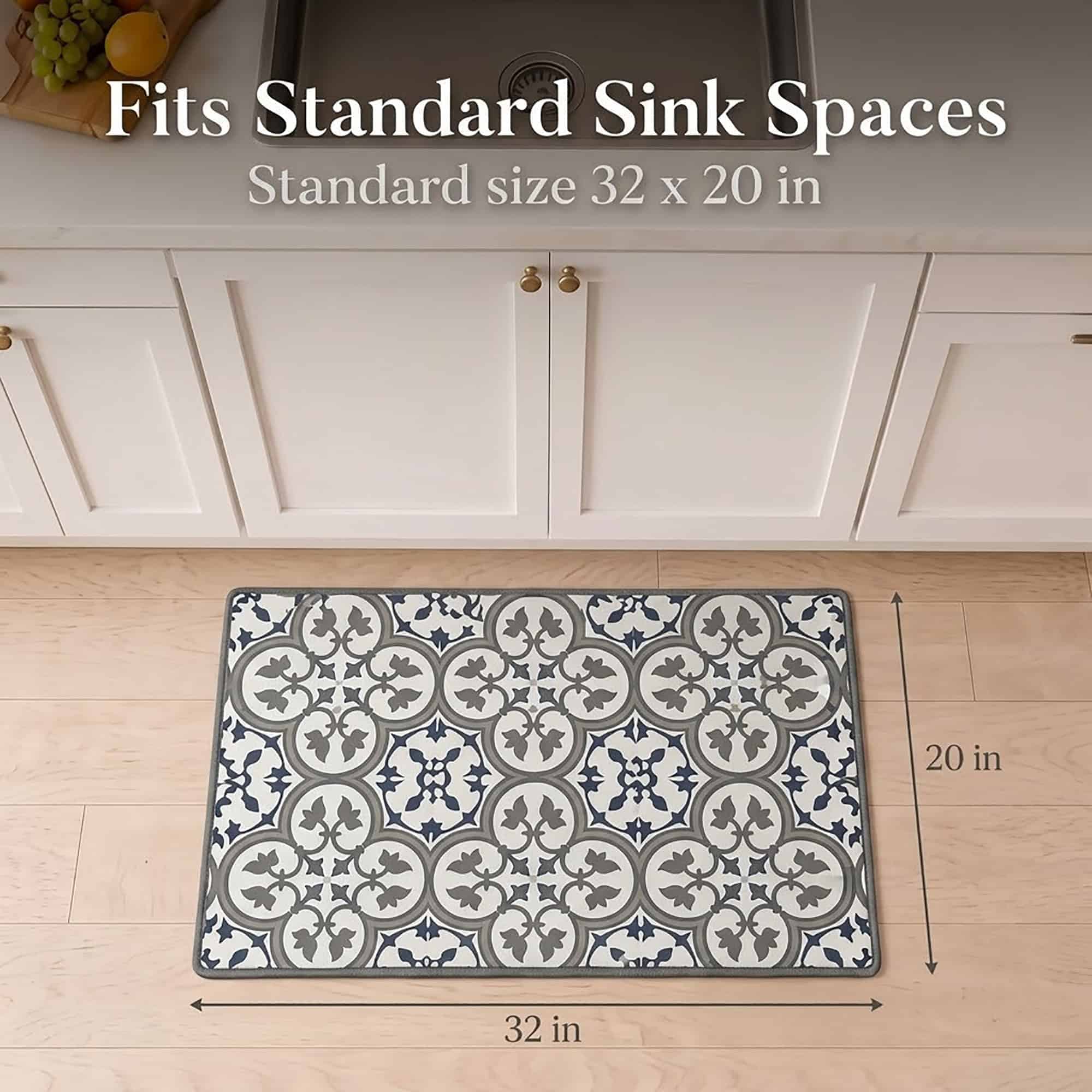 evideco-paco-tapis-cuisine-bleu-gris-carreaux-81x50cm image 6