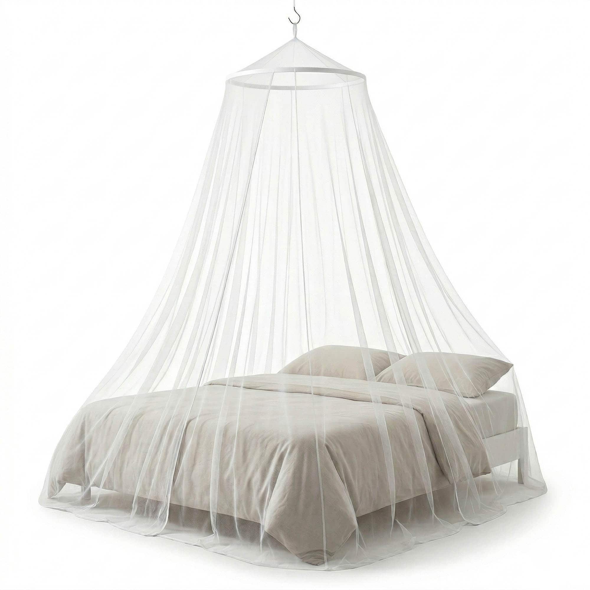 evideco-home-accessories-moustiquaire-lit-d-me-blanche-pop-up image 2