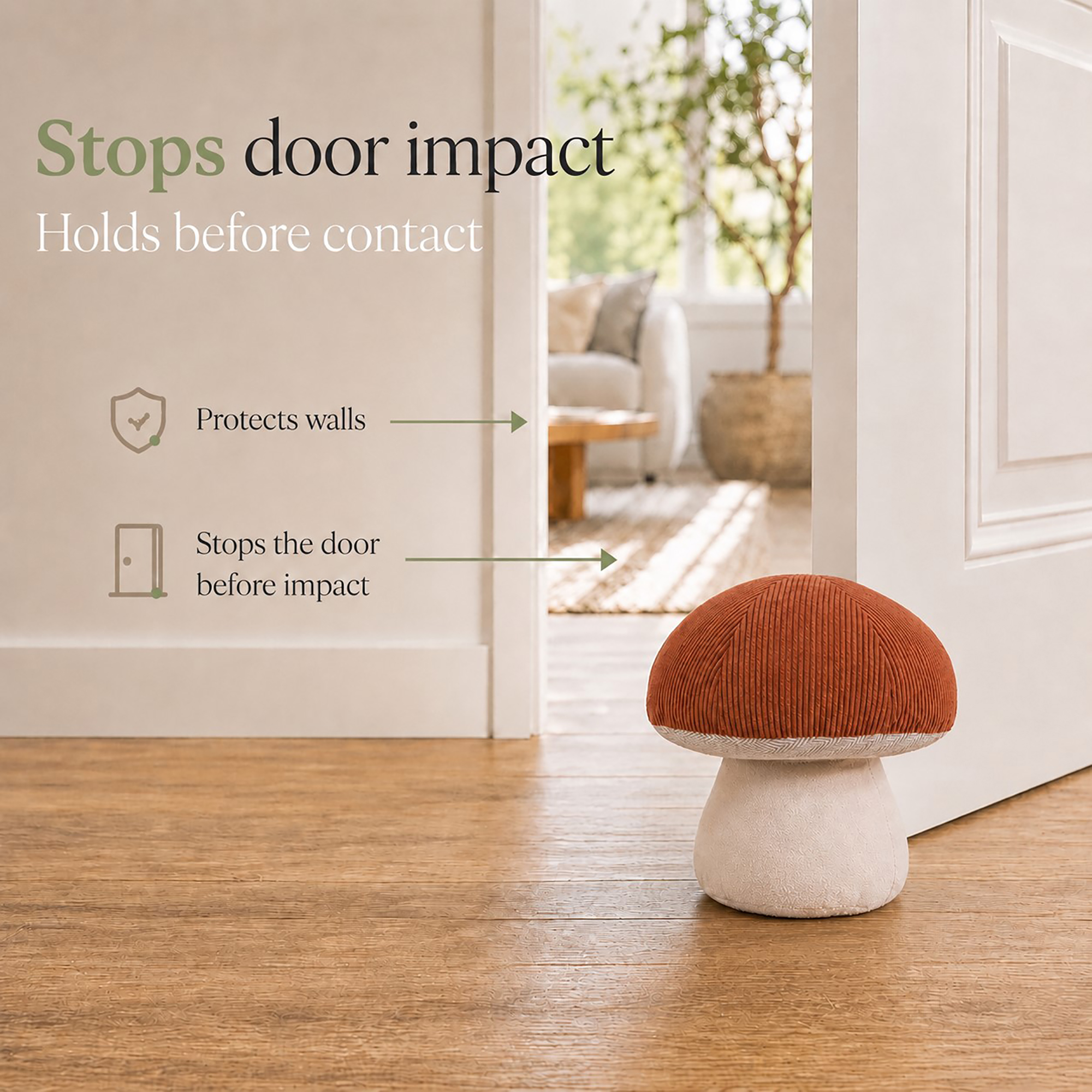 evideco-home-accessories-cale-porte-champignon-rouille-velours image 3