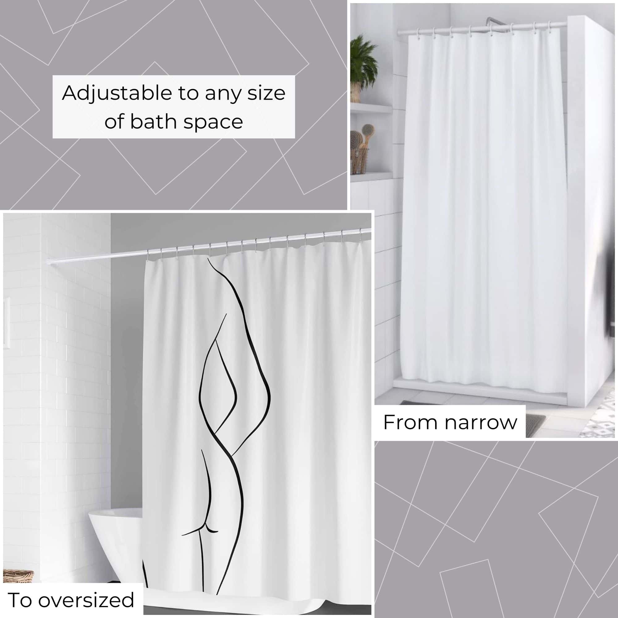 evideco-home-accessories-tringle-douche-blanche-105-250-cm image 5