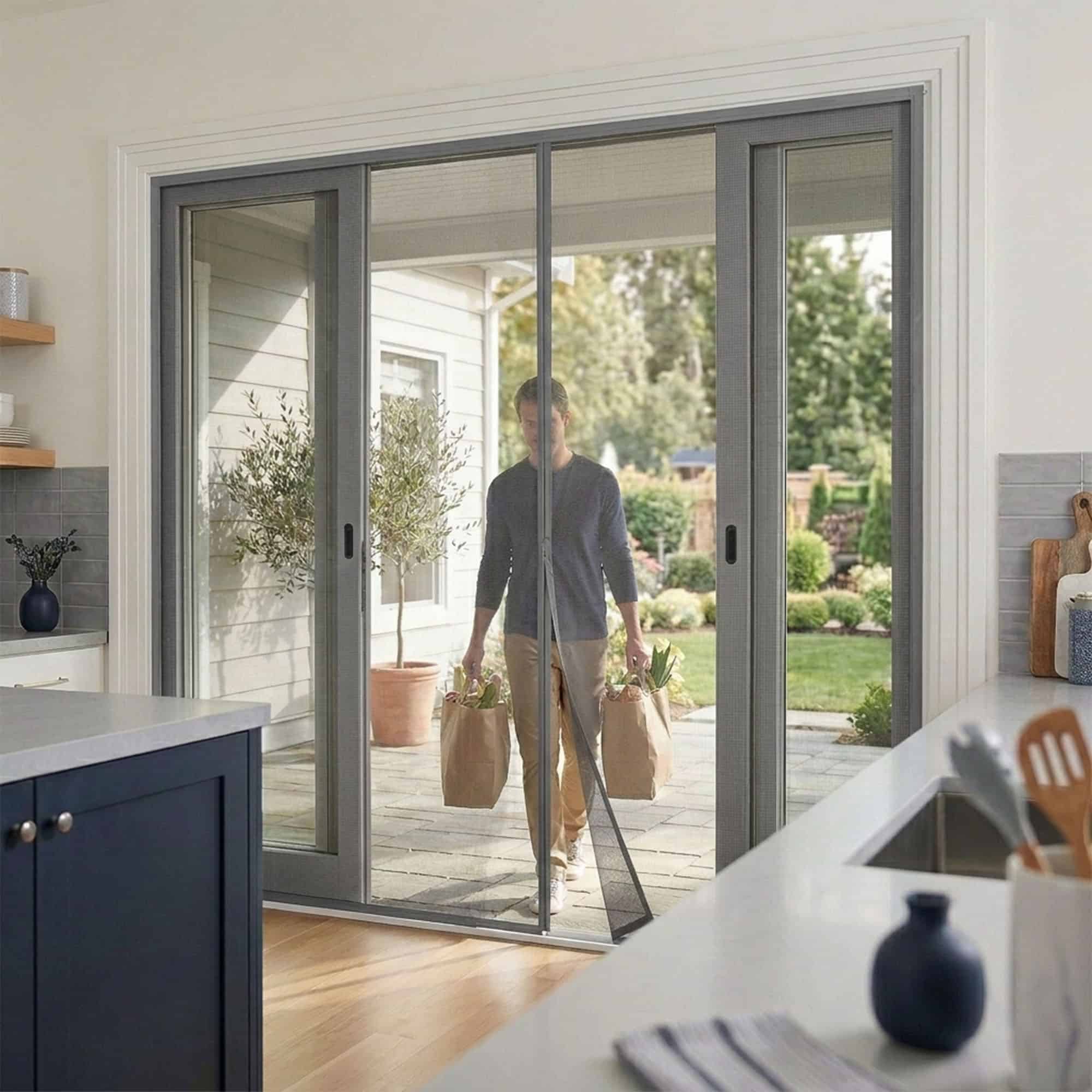 evideco-home-accessories-moustiquaire-porte-magn-tique-gris-300x221-cm image 8