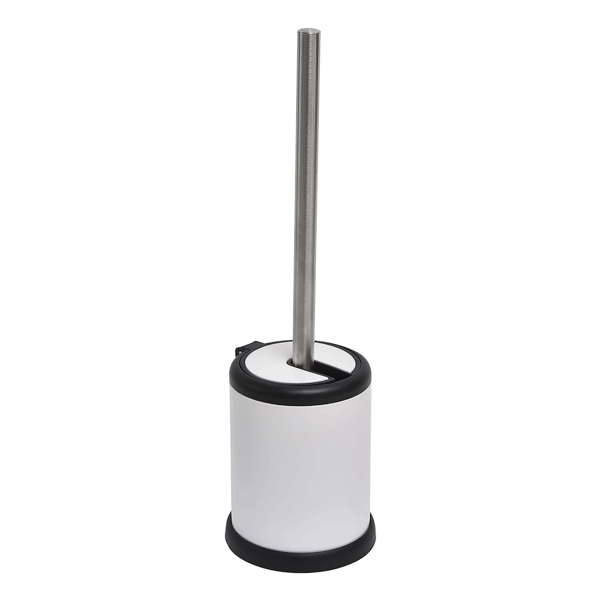 evideco-brosse-wc-blanche-inox-avec-support-couvercle image 7