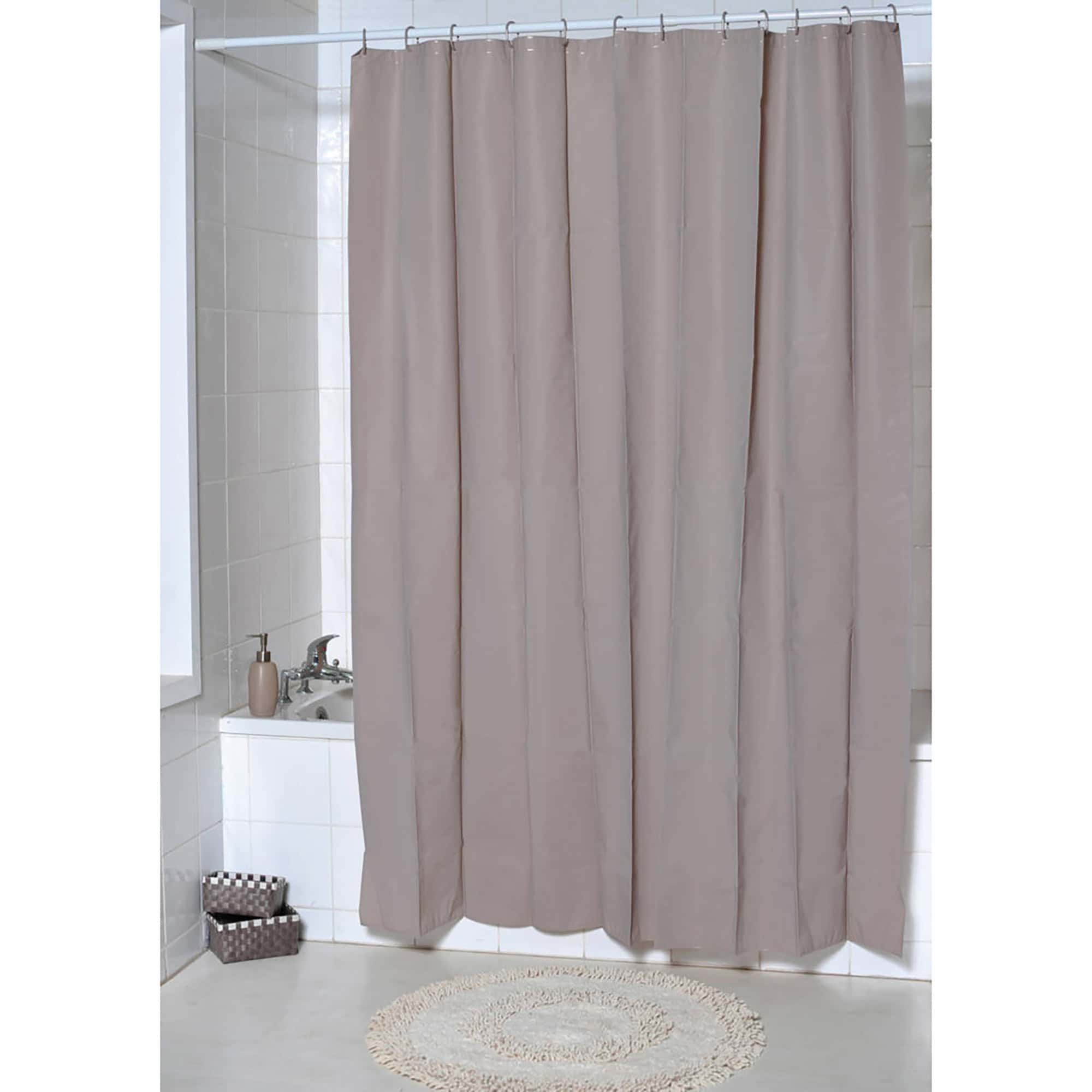evideco-taupe-rideau-douche-extra-long-imperm-able-180x200 image 7