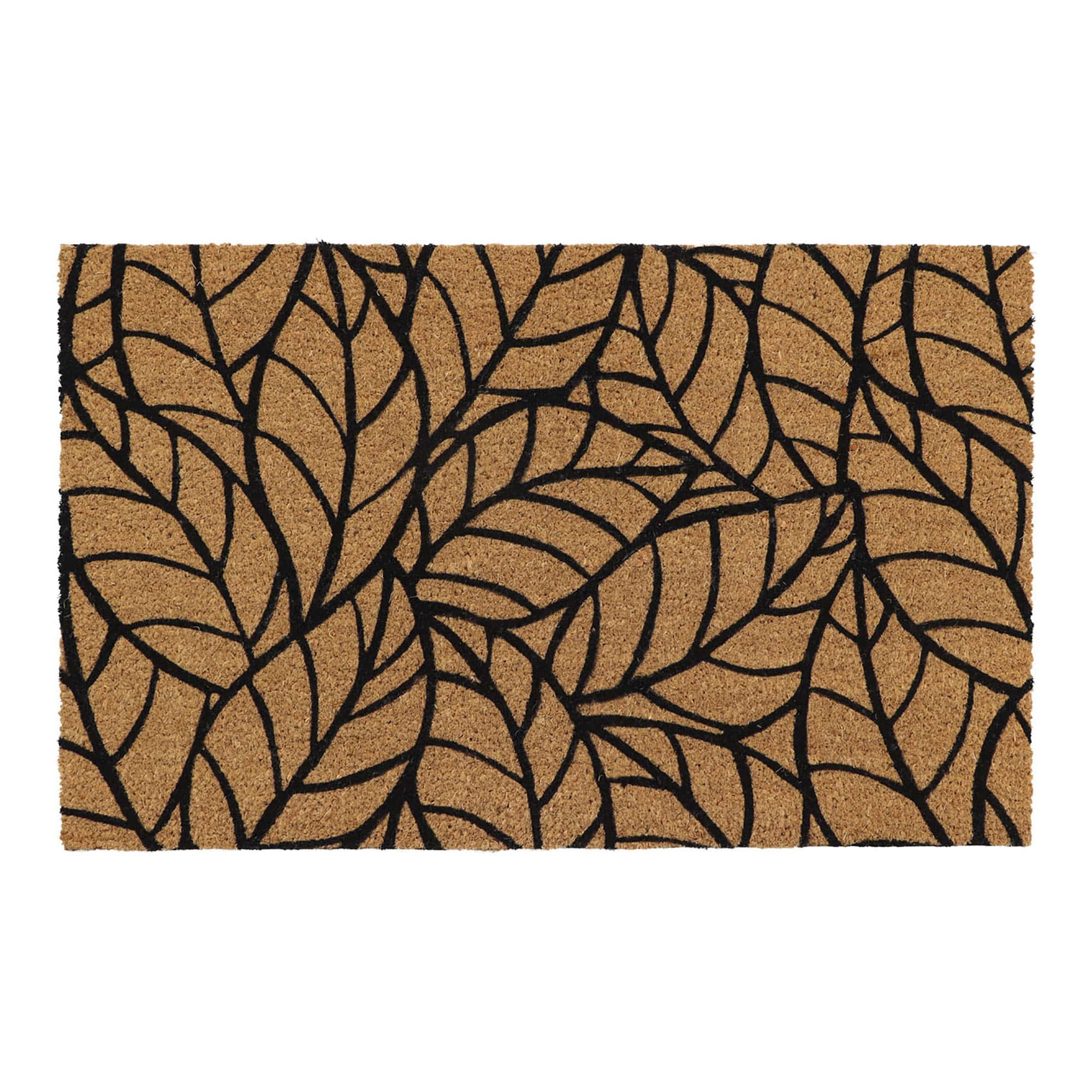 evideco-home-accessories-paillasson-coco-feuilles-naturel-76x46-cm image 7