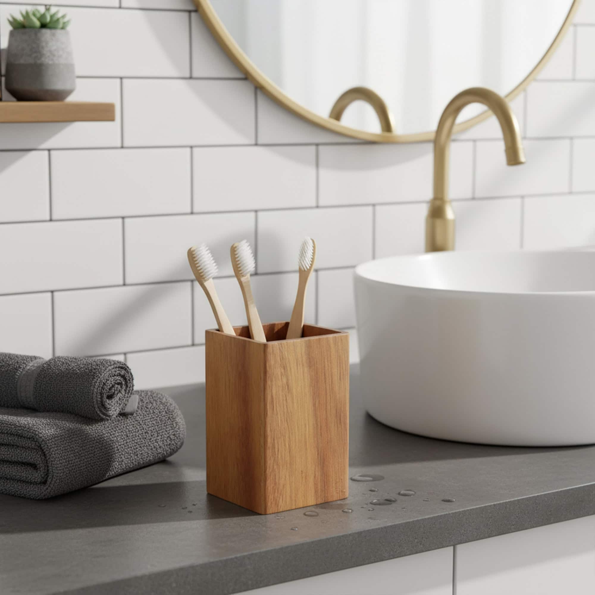 evideco-acacia-set-salle-de-bain-bois-4-pi-ces image 2