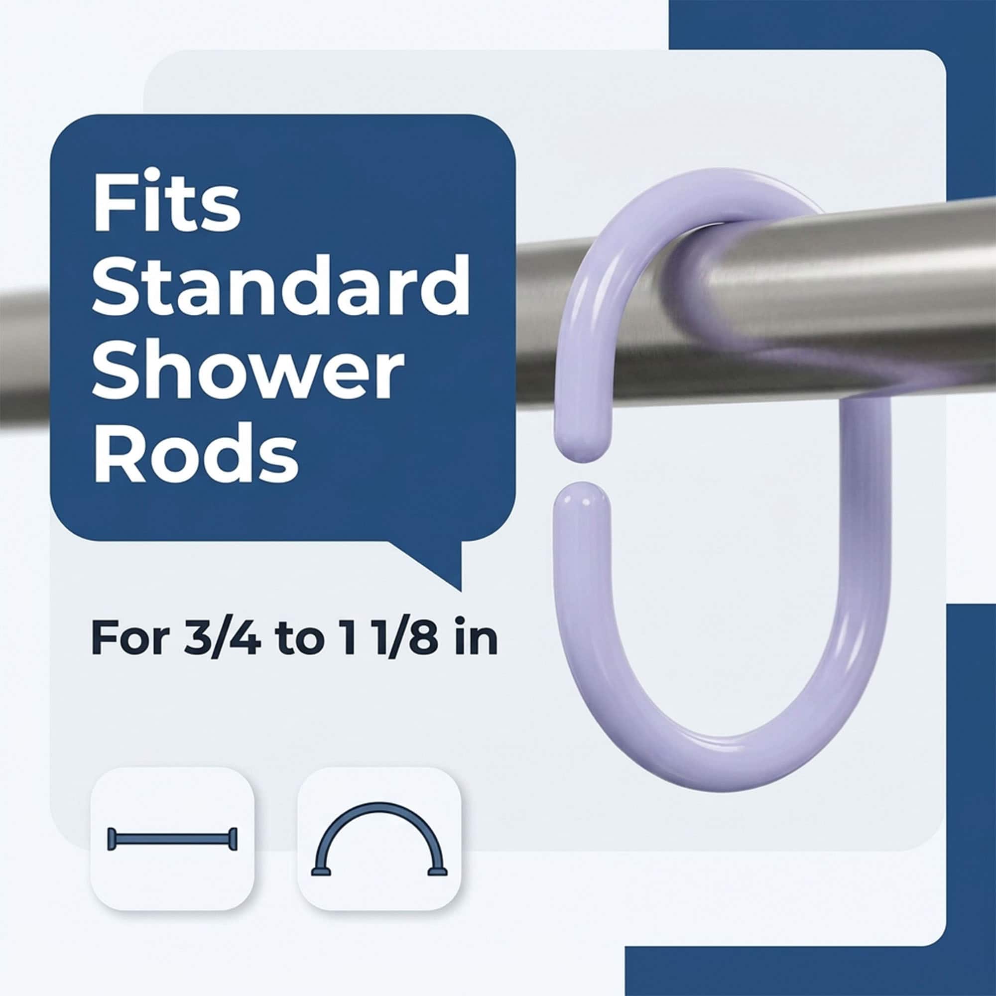 evideco-shower-accessories-anneaux-douche-blancs-lot-de-12 image 5