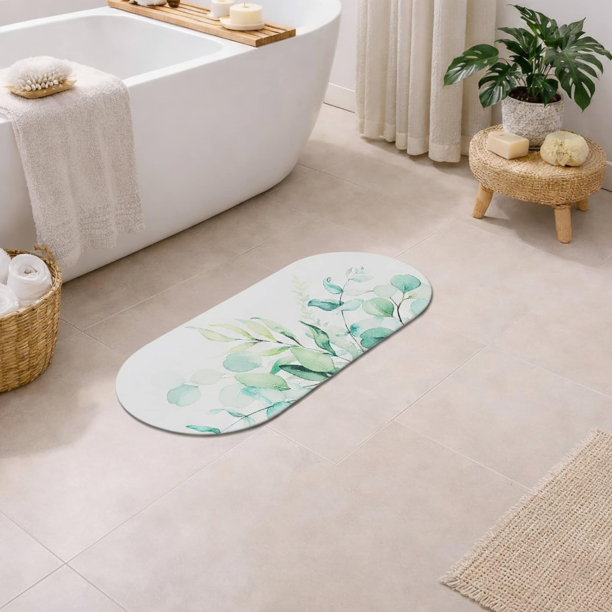 evideco-eucalyptus-mist-tapis-de-bain-runner-40x18-antid-rapant image 8