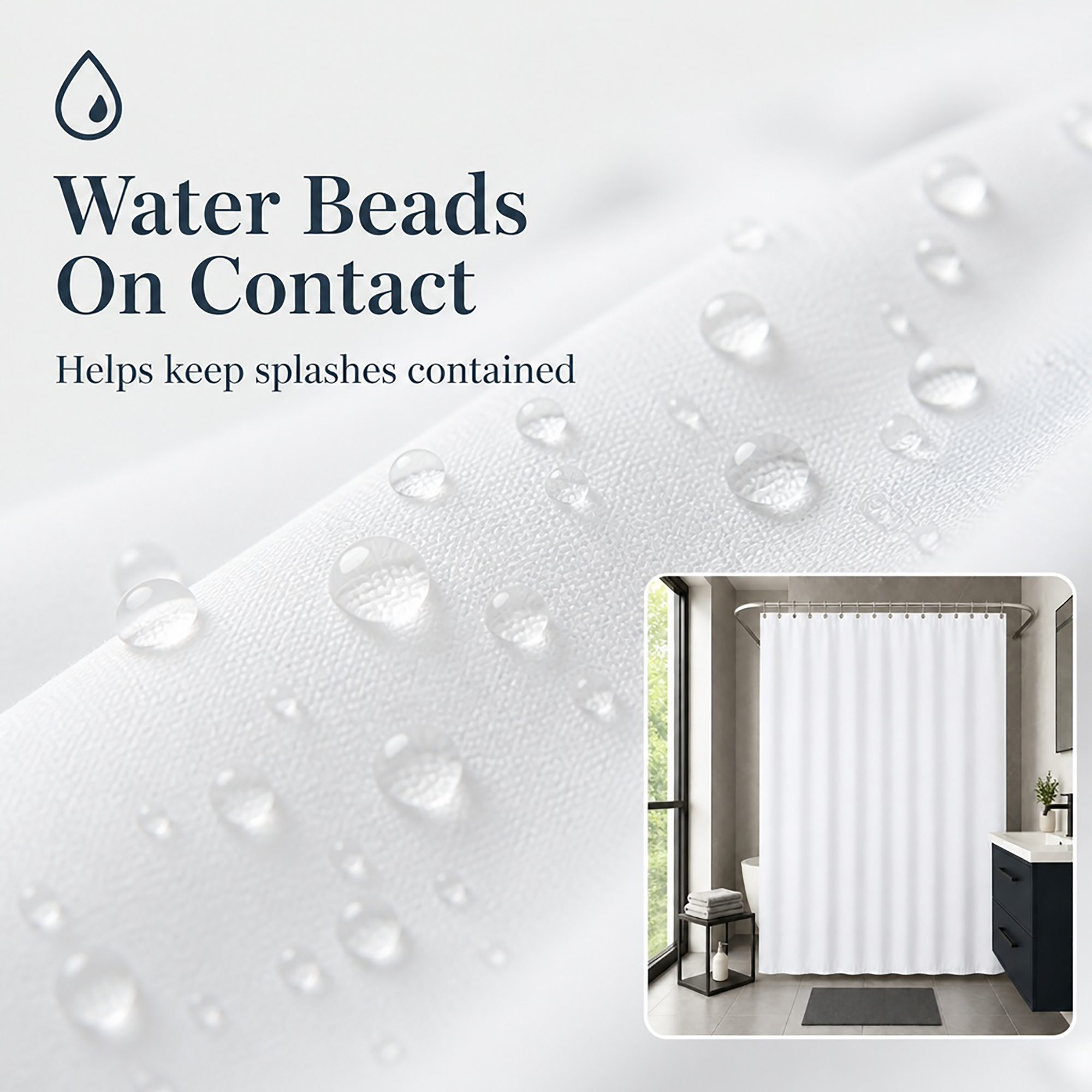 evideco-shower-accessories-rideau-douche-blanc-extra-large-240x200 image 3