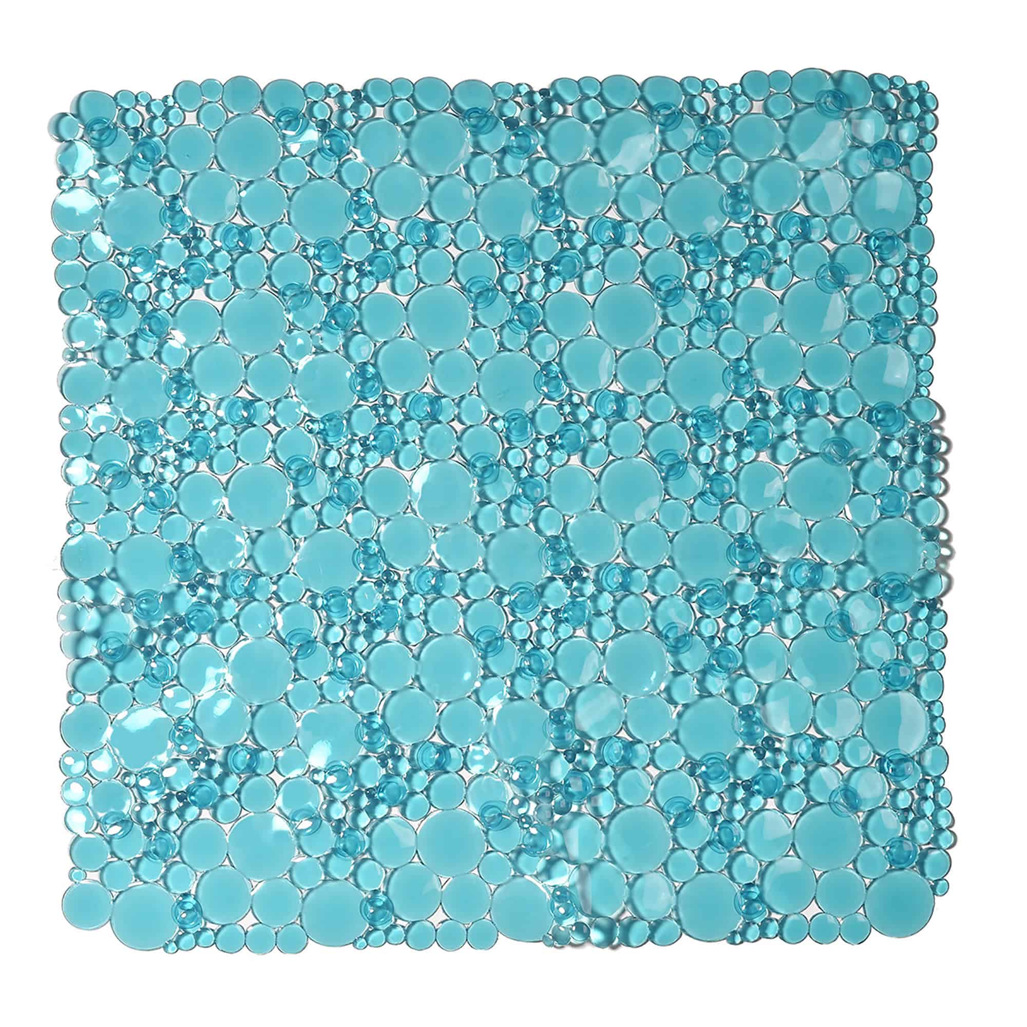 evideco-bubbles-tapis-douche-carr-bleu-aqua-20x20-antid-rapant image 7