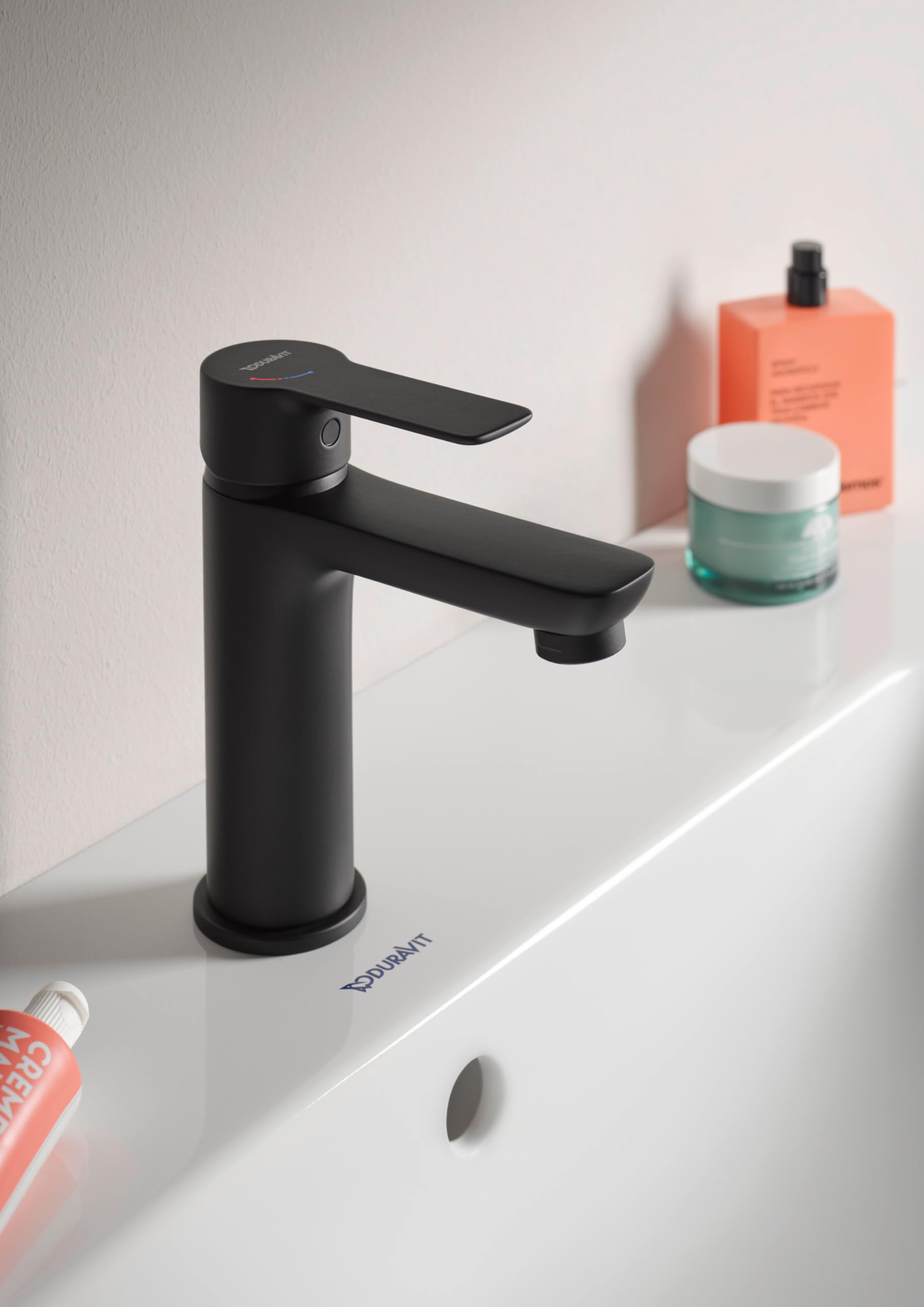 duravit-d-code-dc1023001046-mitigeur-lavabo-m-noir-mat-avec-bonde image 2