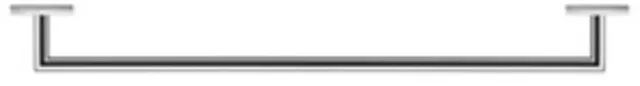 duravit-porte-serviettes-60-cm-chrom-mural image 1