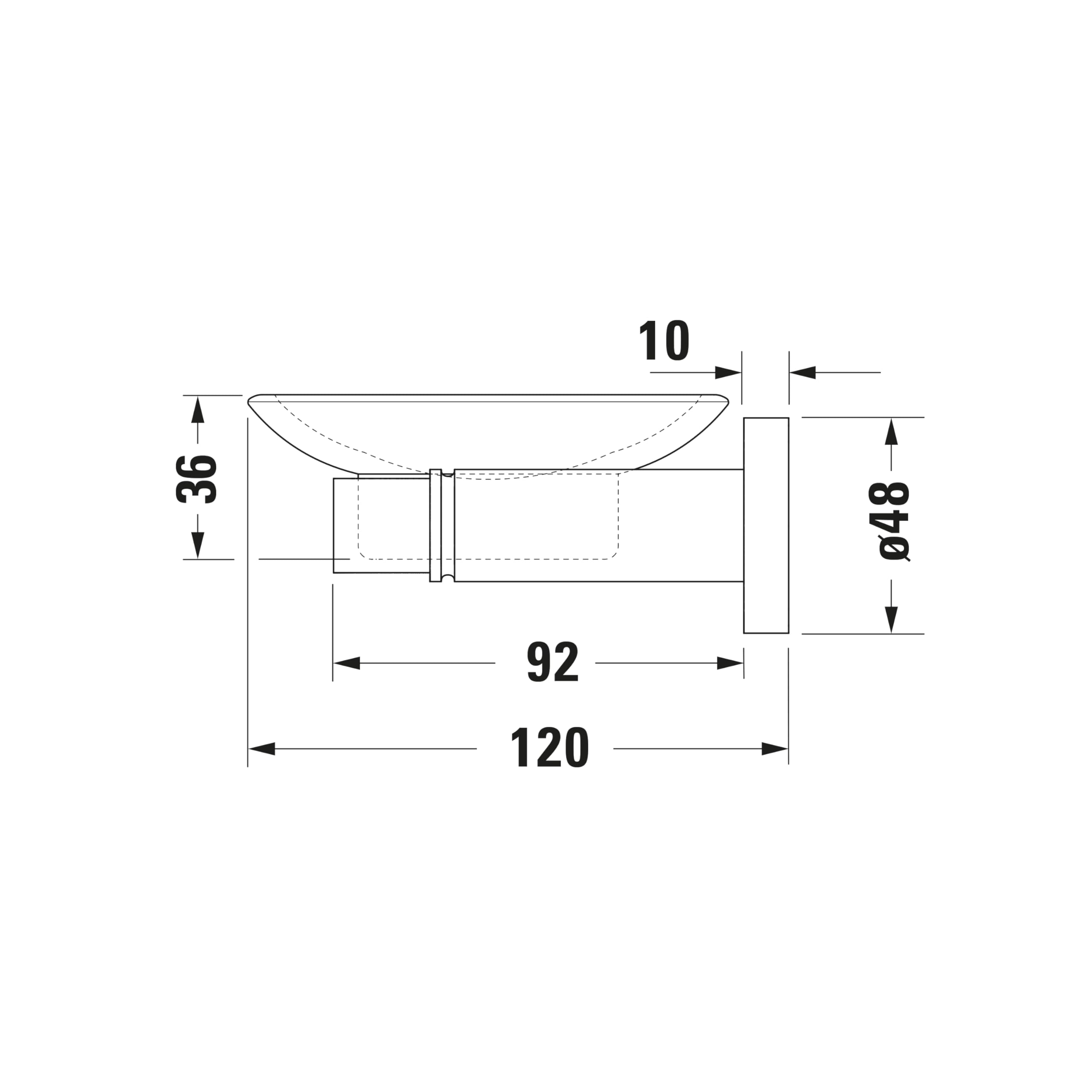 duravit-d-code-0099171000-porte-savon-verre-d-poli-chrom image 6