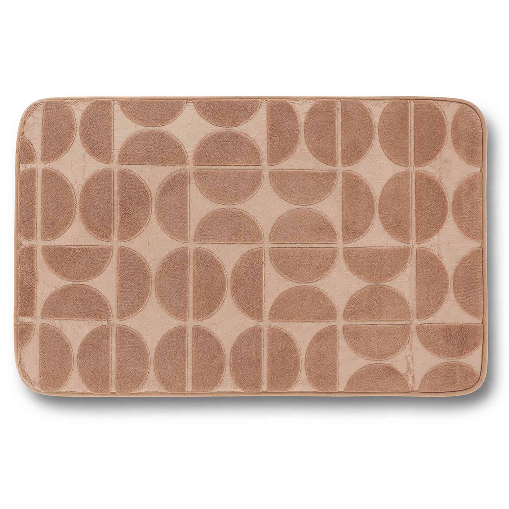 evideco-tapis-de-bain-caramel-50x80-tapis-m-moire-moelleux image 8