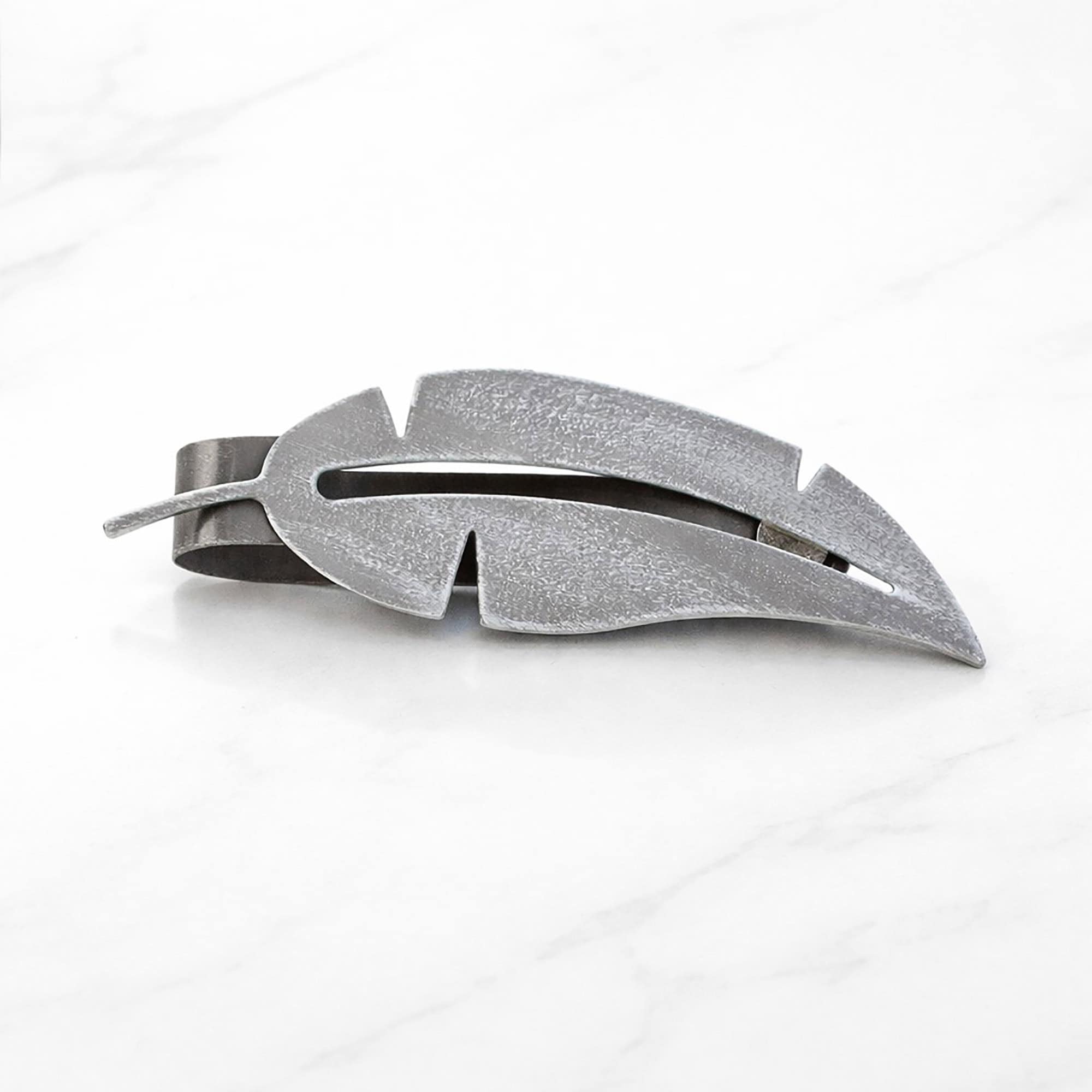 evideco-home-accessories-embrasse-rideau-plume-aimant-gris-blanc image 2