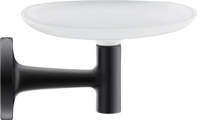 duravit-starck-t-009933-porte-savon-mural-noir-mat-verre-d-poli image 1