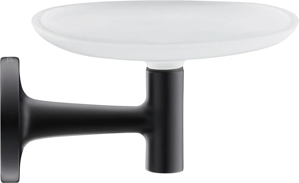 duravit-starck-t-009933-porte-savon-mural-noir-mat-verre-d-poli image 1