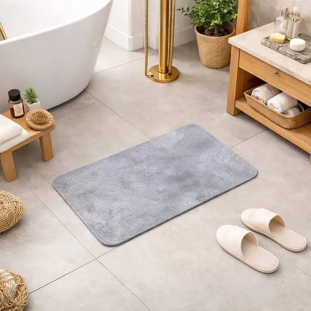 evideco-tapis-de-bain-diatomite-effet-b-ton-absorbant-60x40 image 1