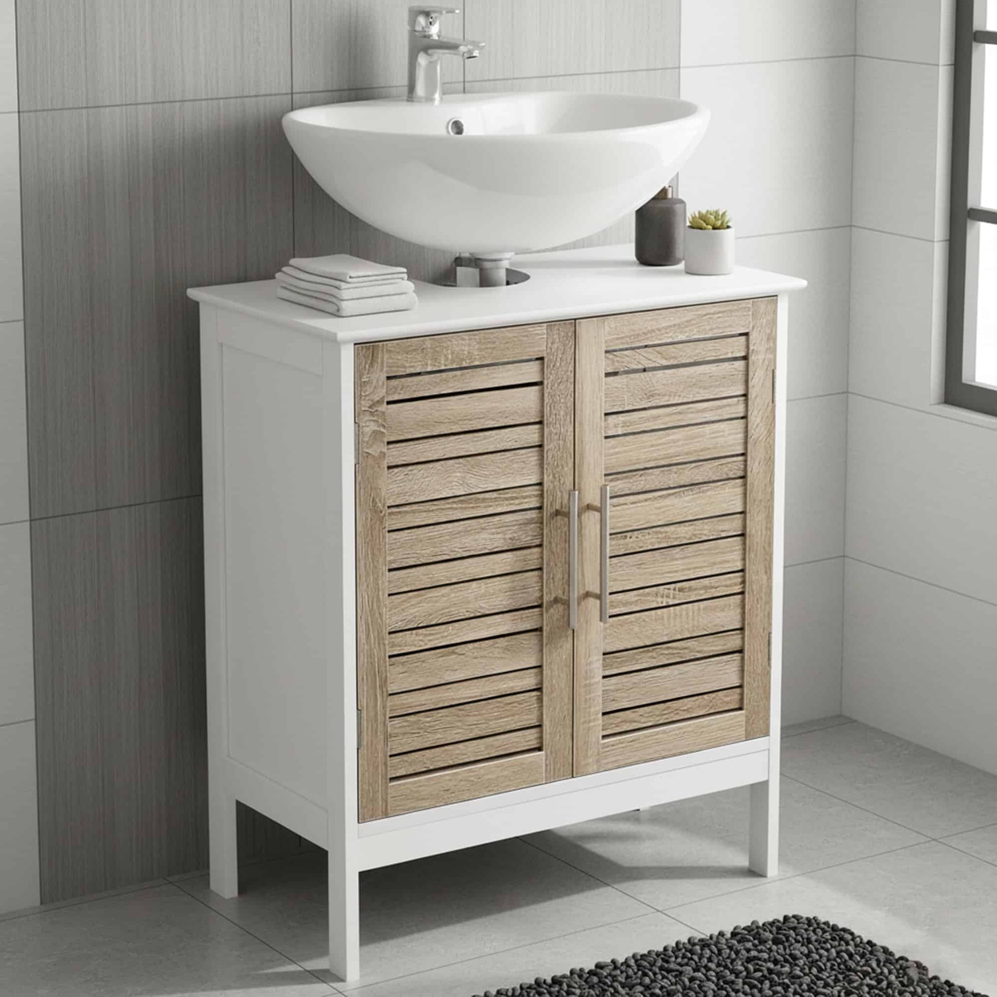 evideco-stockholm-meuble-sous-vasque-2-portes-mdf-compact image 1