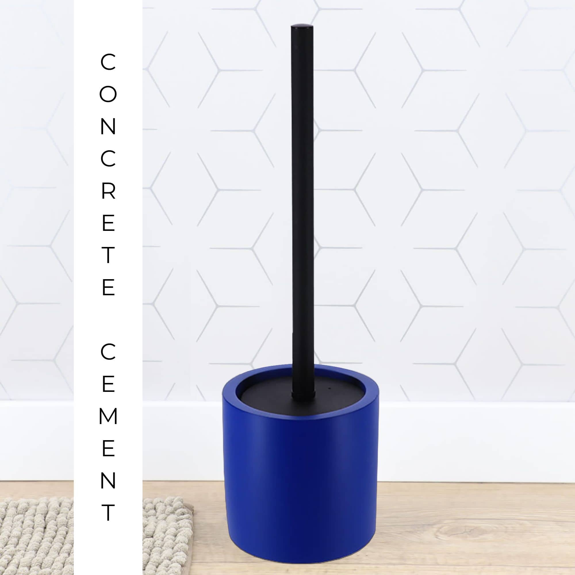 evideco-brosse-wc-b-ton-avec-support-bleue-t-te-rempla-able image 6
