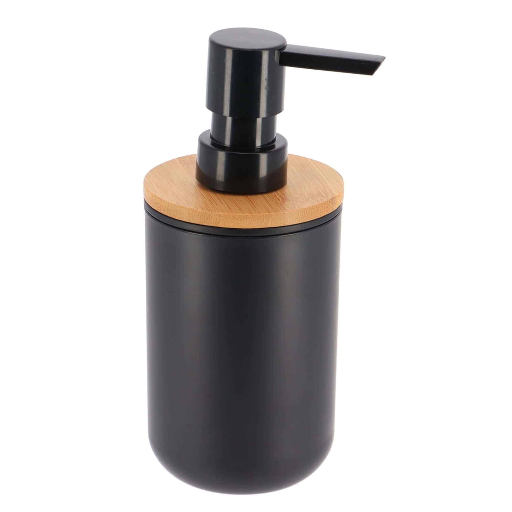 evideco-bathroom-accessories-distributeur-savon-noir-padang-bambou-300-ml image 8