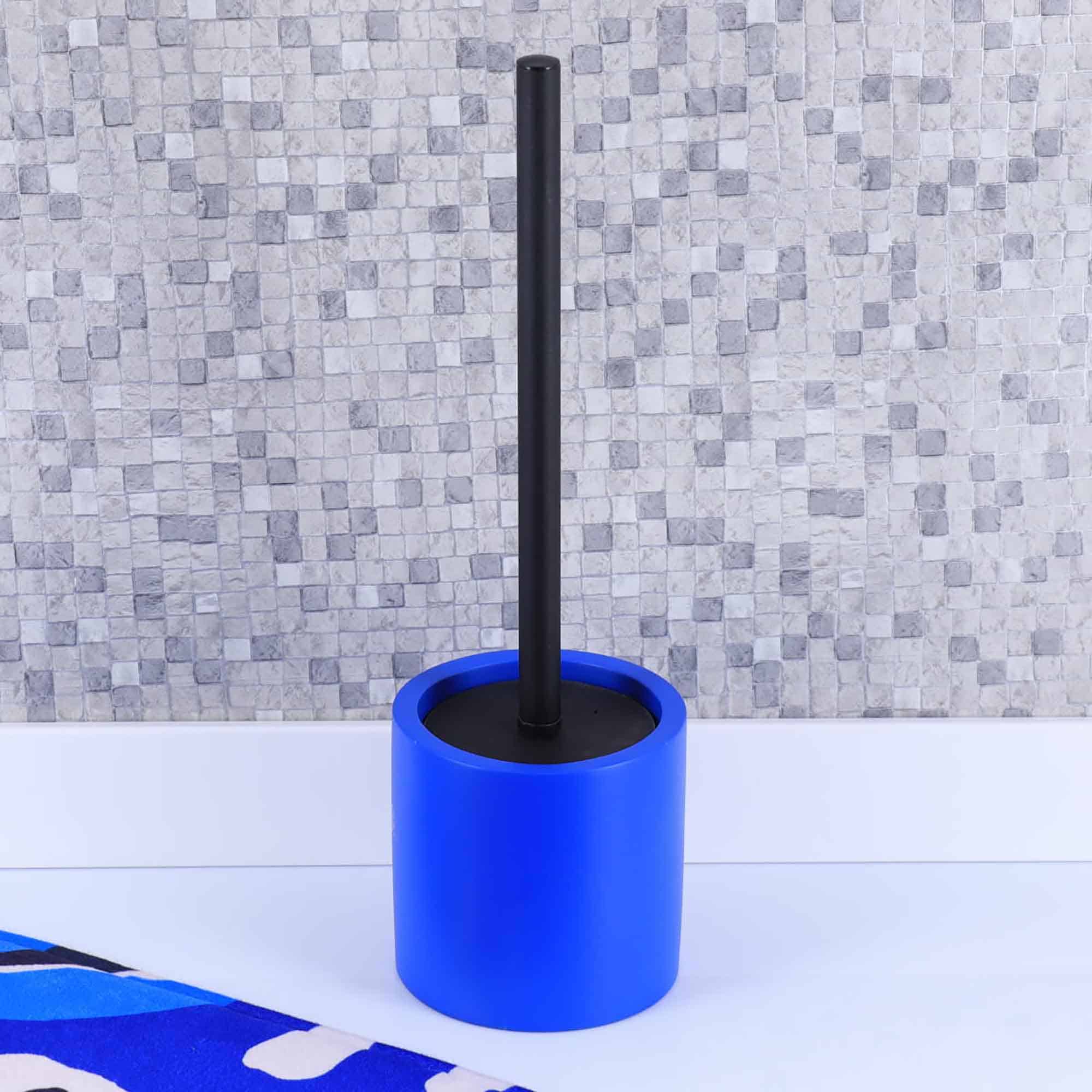 evideco-brosse-wc-b-ton-avec-support-bleue-t-te-rempla-able image 2