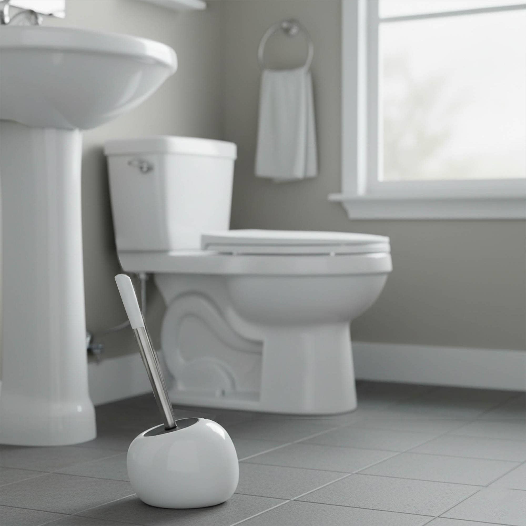 evideco-pise-brosse-wc-blanche-avec-support image 2