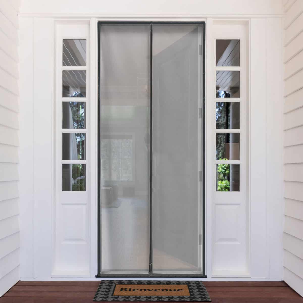 evideco-home-accessories-porte-moustiquaire-magn-tique-gris-99x221-cm image 2