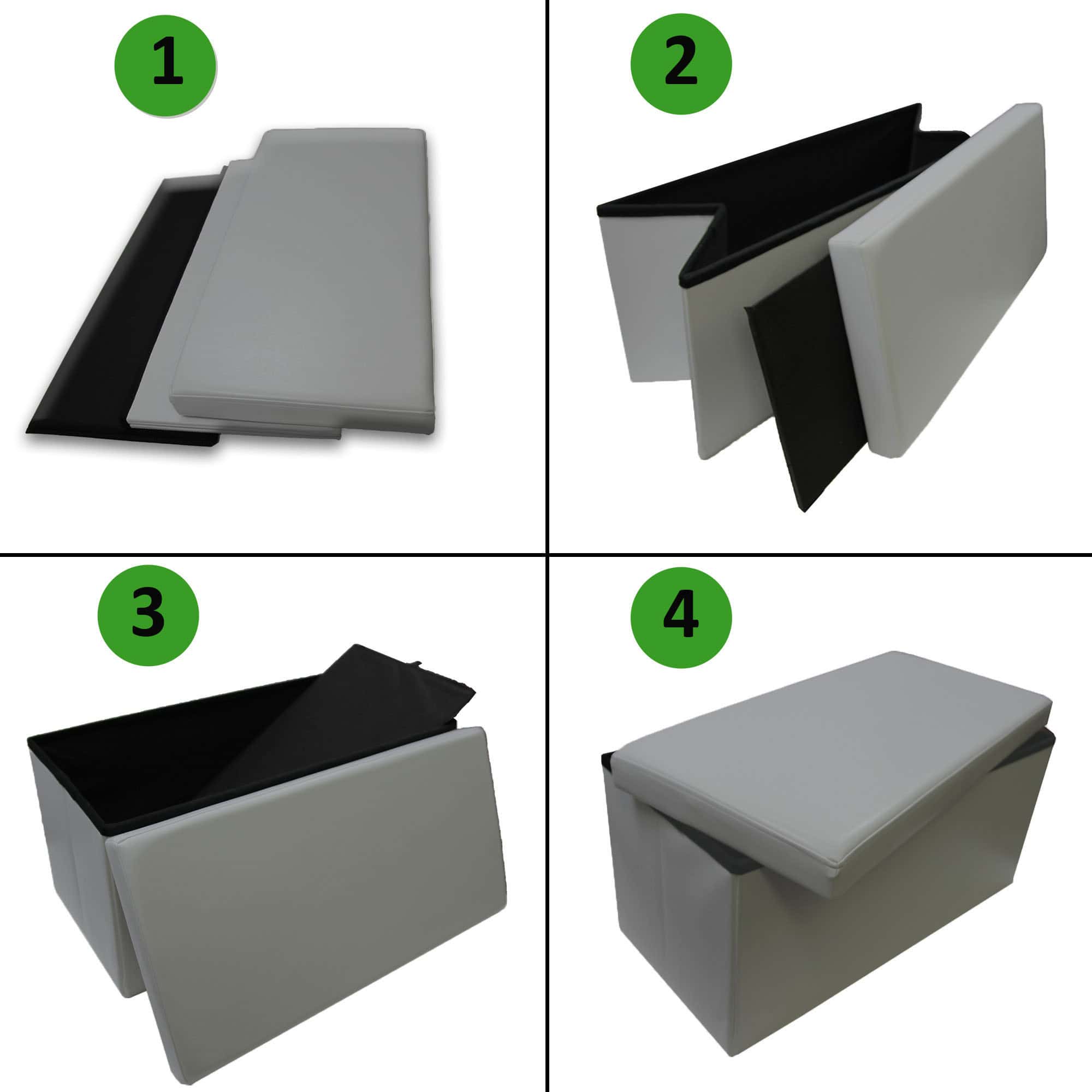 evideco-bathroom-storage-pouf-coffre-pliable-simili-cuir image 5