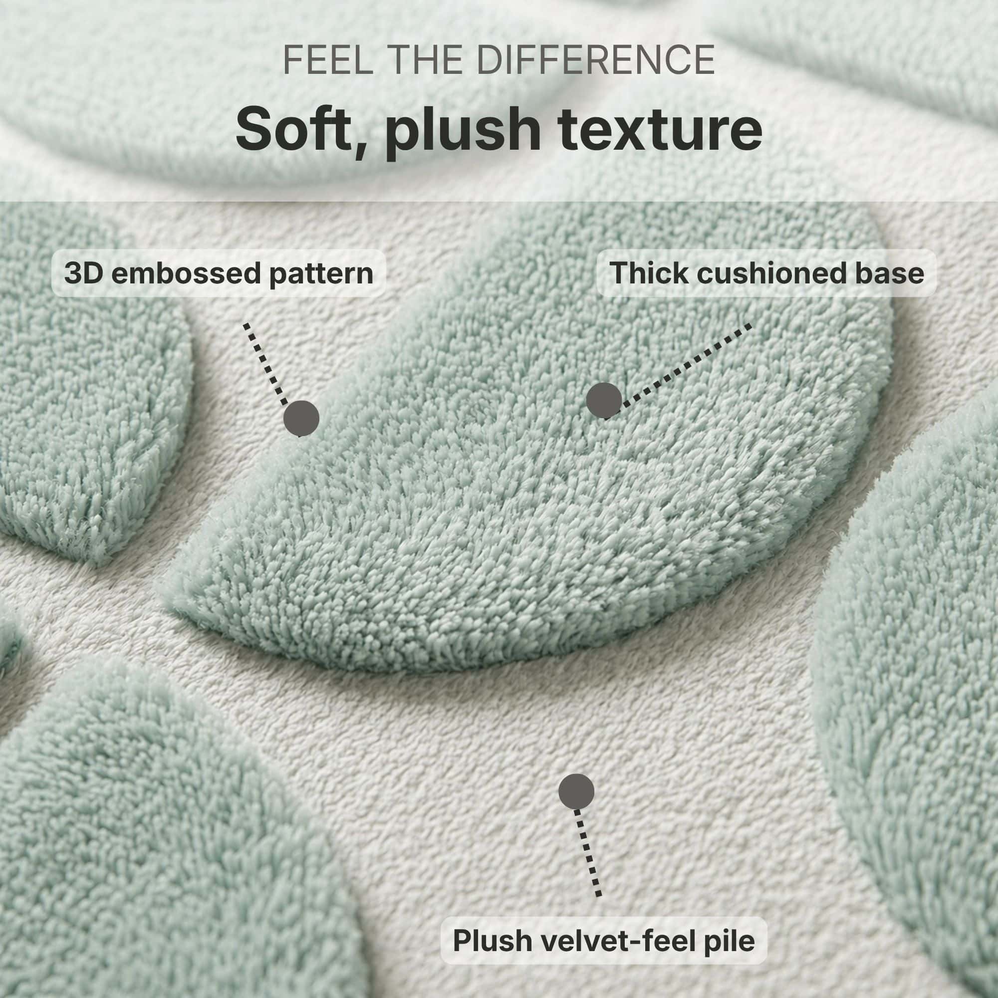 evideco-demi-lune-lot-3-tapis-salle-de-bain-vert-sauge-m-moire image 6
