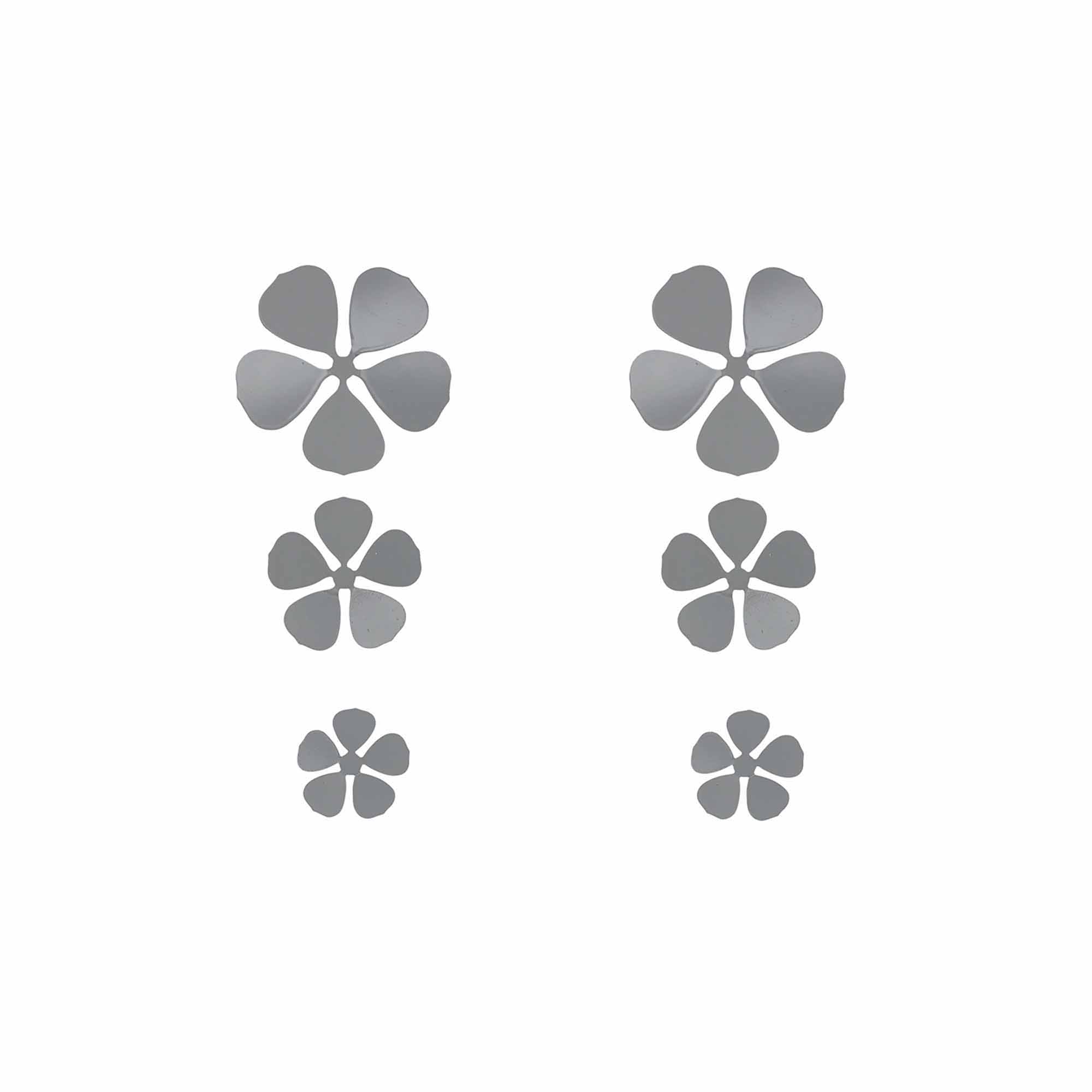 evideco-home-accessories-lot-6-aimants-rideaux-fleurs-m-tal image 1
