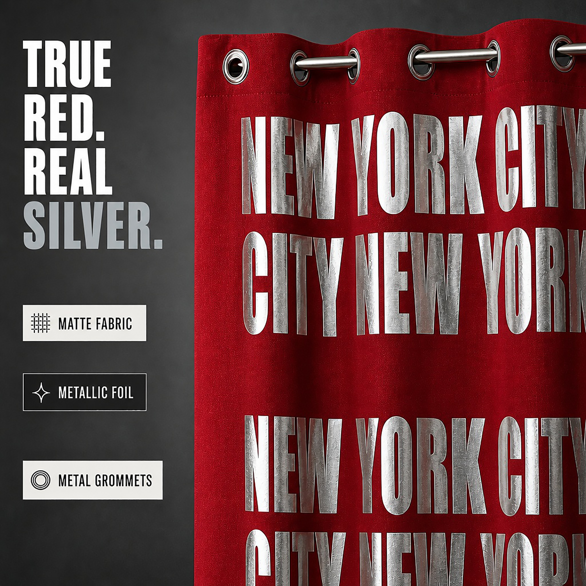 evideco-home-accessories-rideau-occultant-new-york-rouge-260x140 image 3