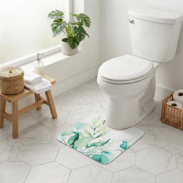 evideco-eucalyptus-mist-tapis-wc-contour-20x18-vert image 1