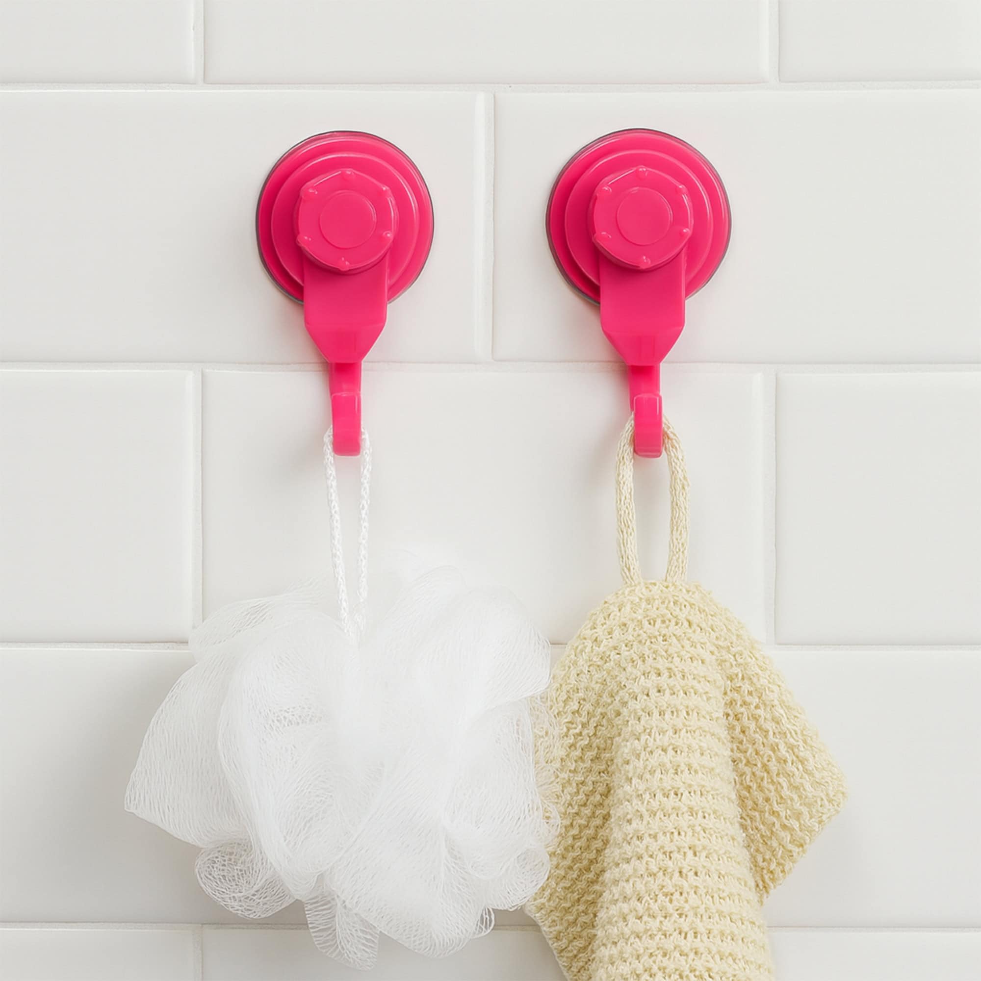 evideco-crochets-ventouse-rose-lot-de-2-crochet-salle-de-bain image 5