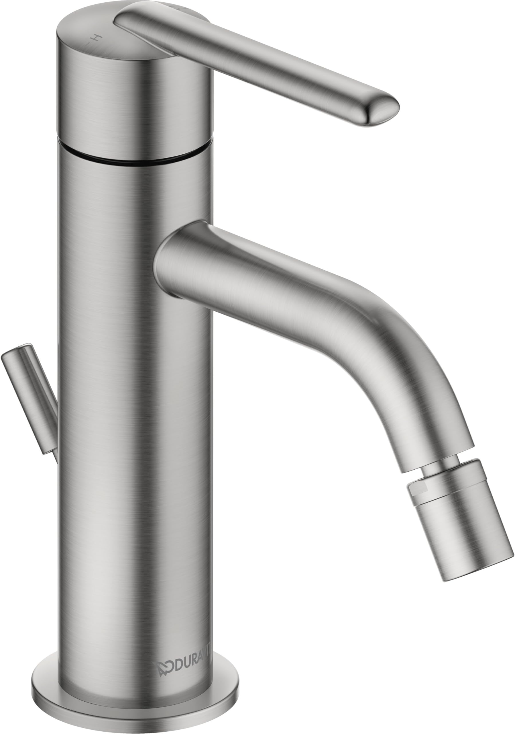 duravit-balcoon-mitigeur-bidet-119-mm-inox-bross-bonde image 1