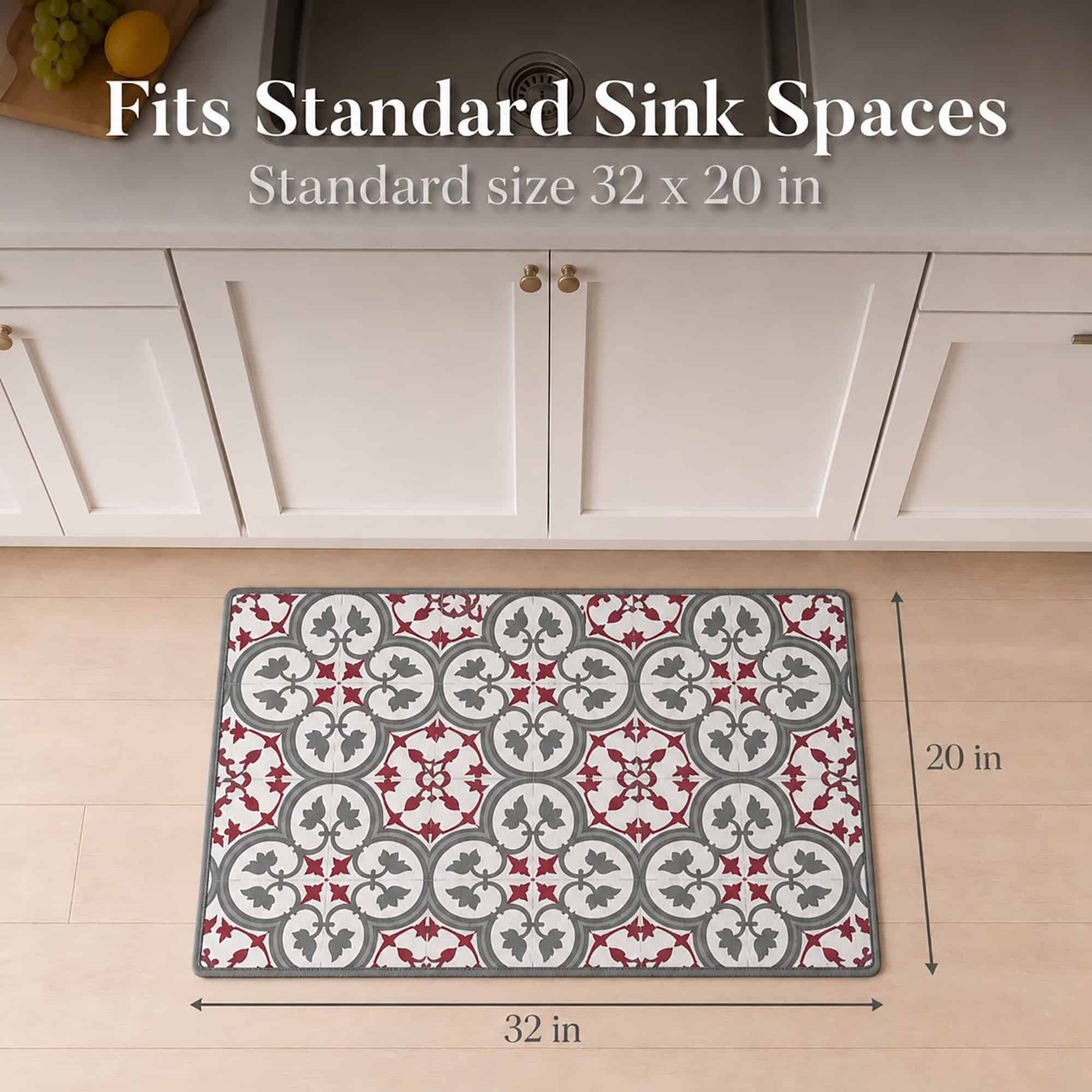 evideco-paco-tapis-cuisine-rouge-gris-carrelage-81x51-cm image 6