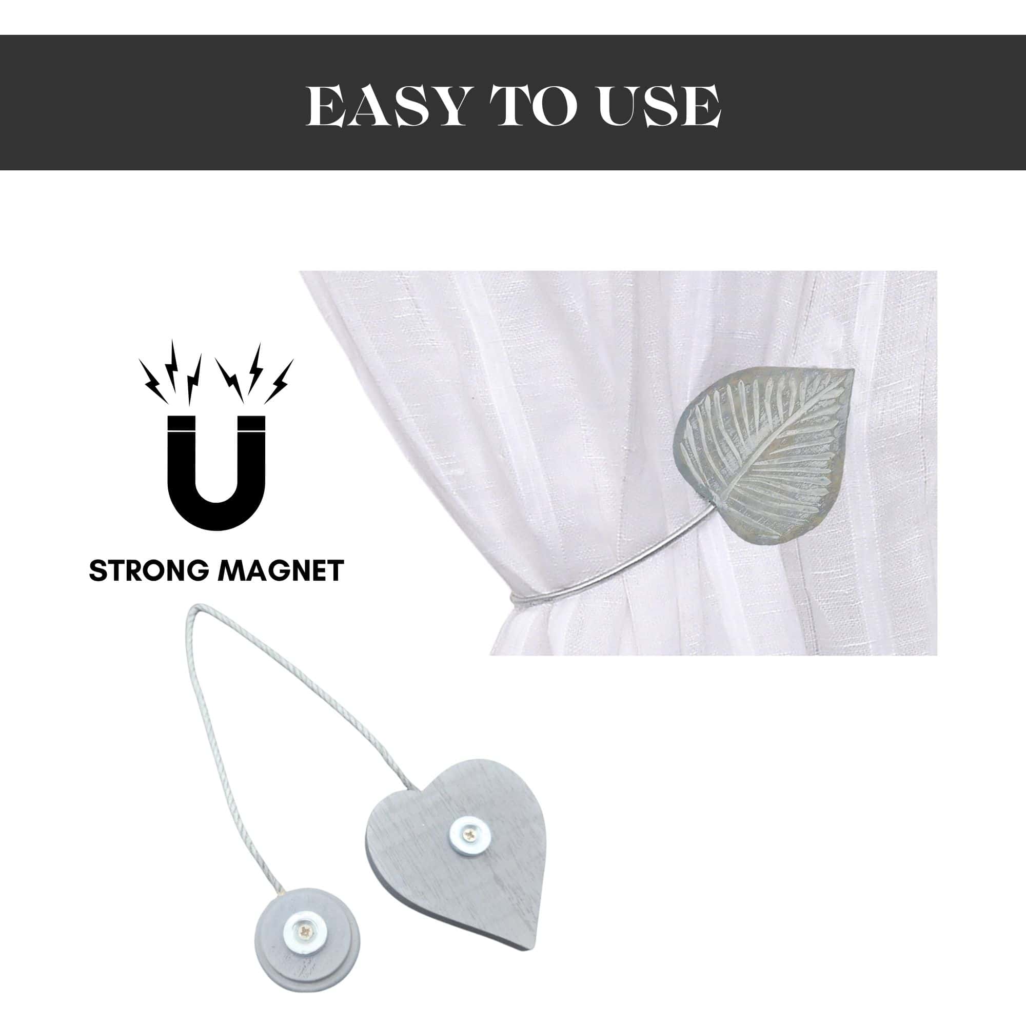 evideco-home-accessories-embrasse-rideau-c-ur-bois-gris-lot-2 image 5
